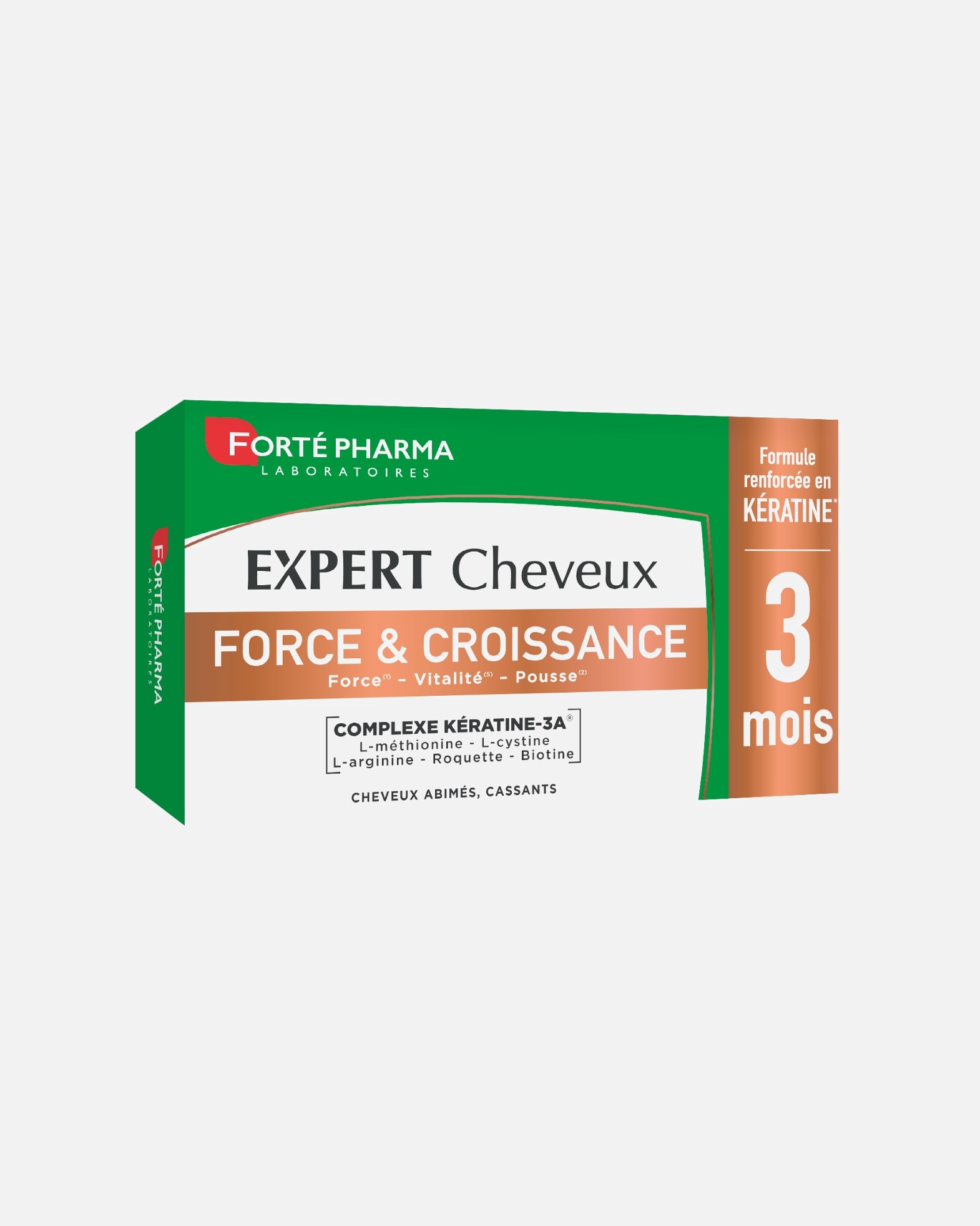 Complément alimentaire cheveux pour Unisexe FORTÉ PHARMA Default Brand Line Expert Cheveux Force & Croissance 3 mois