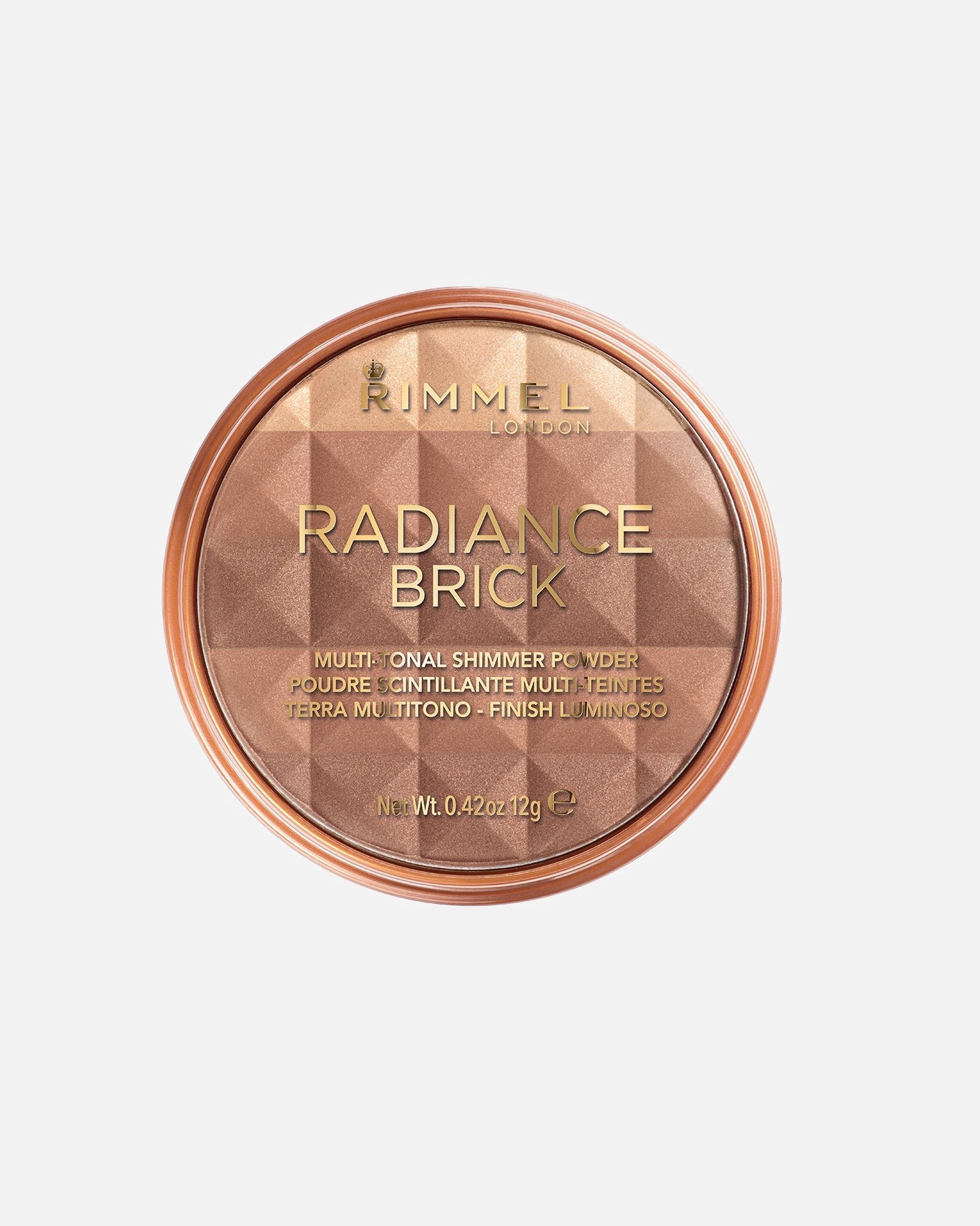 Poudre pour Femme Rimmel London RADIANCE BRICK Bronzer Radiance 002 MEDIUM 12G