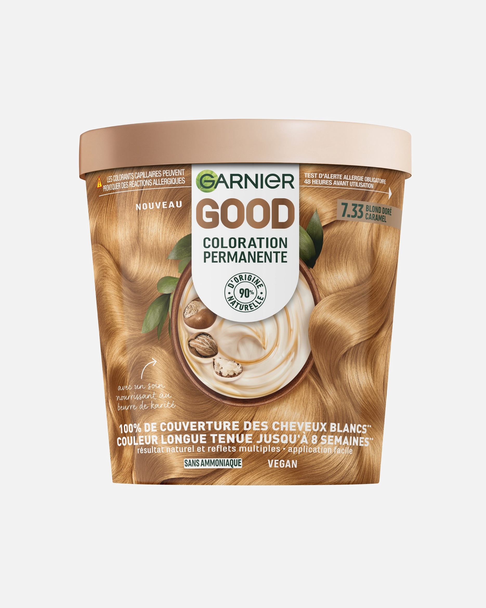 Coloration cheveux pour Unisexe Garnier Good 7.33 BLOND DORE CARAMEL