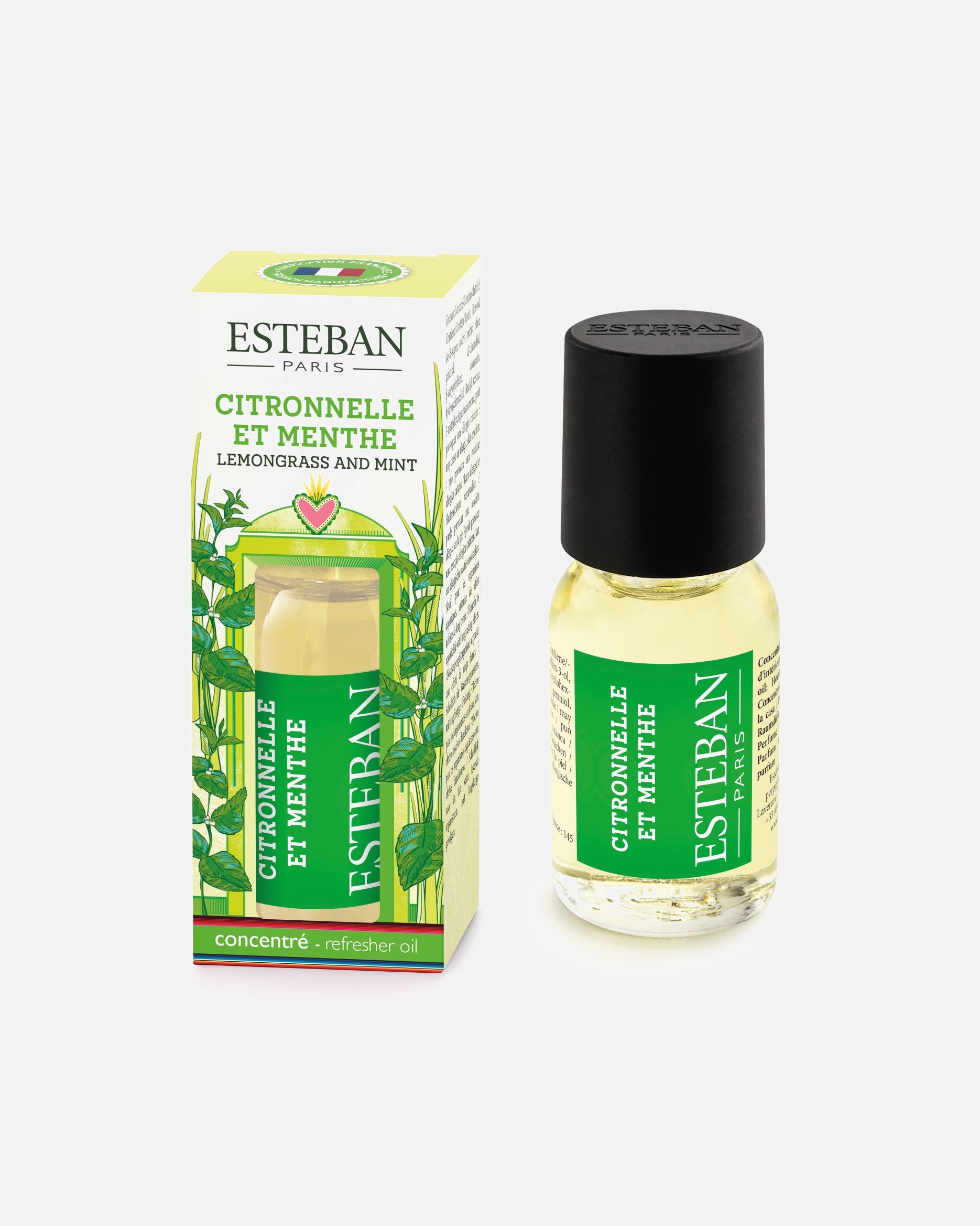 Parfum d'ambiance pour Unisexe Esteban CONCENTRÉ DE PARFUM CITRONELLE ET MENTHE 50 ml