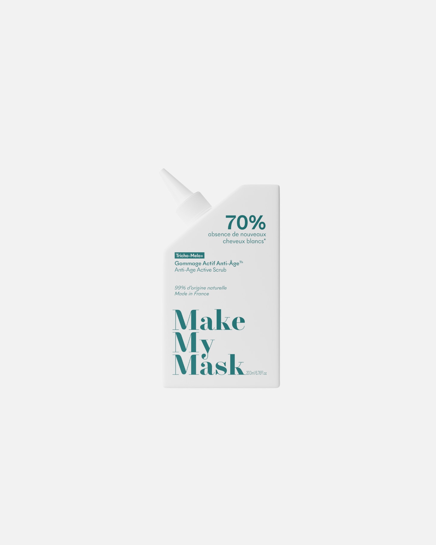 Gommage pour le cuir chevelu pour Unisexe MakeMyMask Default Brand Line Pré-shampoing gommage cheveux fins 200 ml