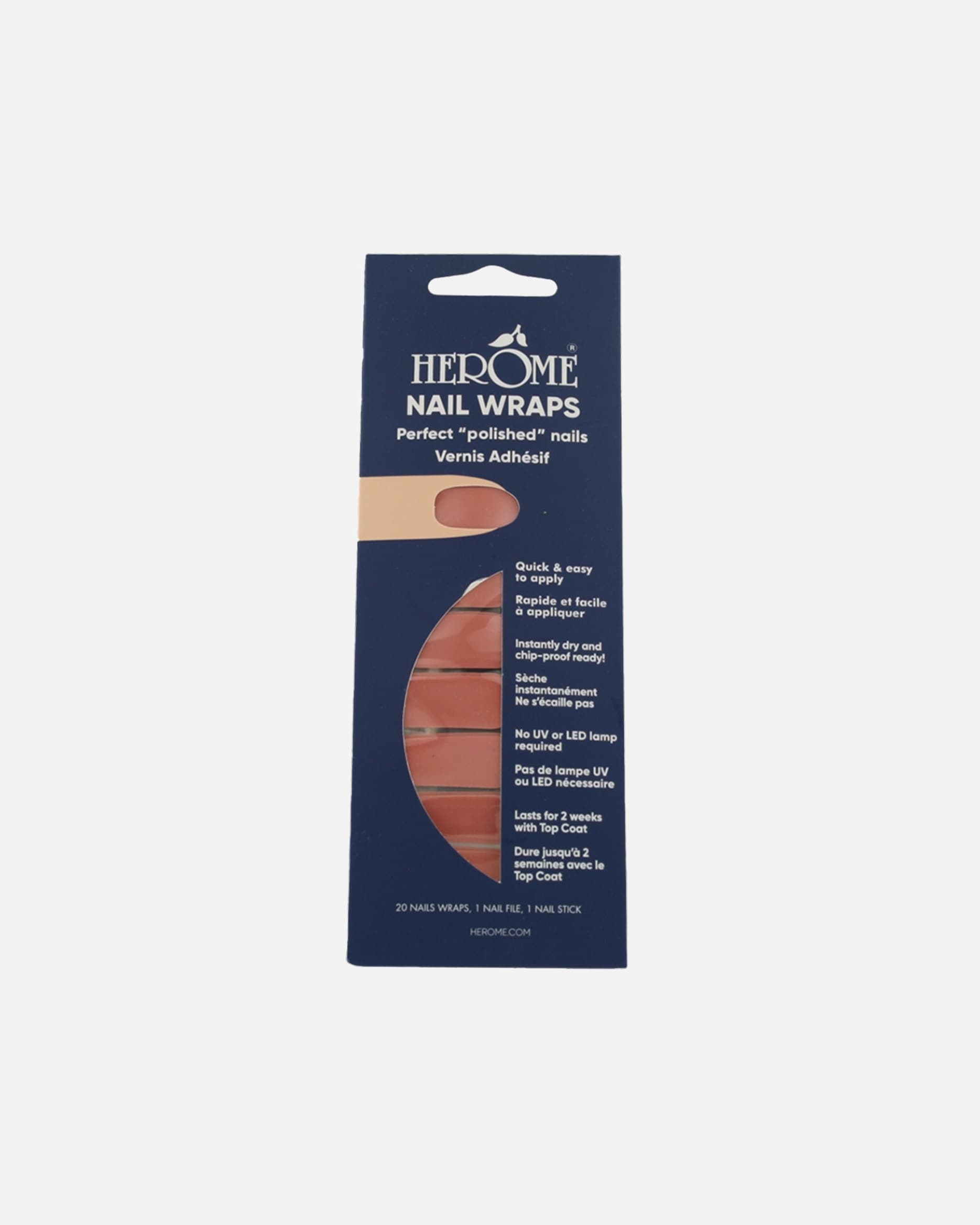 Vernis pour Unisexe Herome Cosmetics Nail Wraps blush