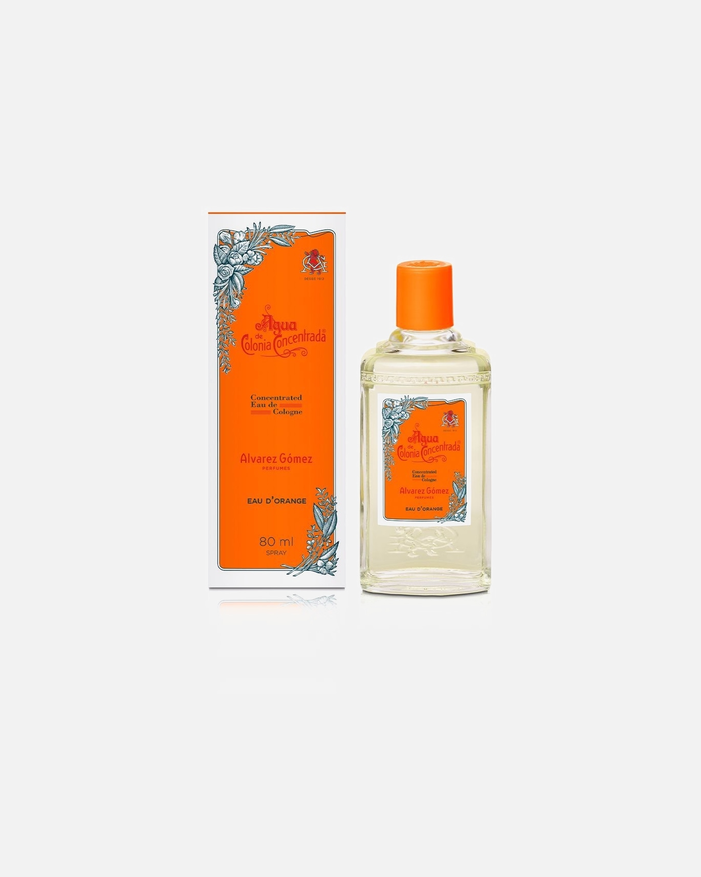 Eau de Cologne pour Unisexe Alvarez Gomez Agua De Colonia Concentrada Eau D'Orange 80 ml