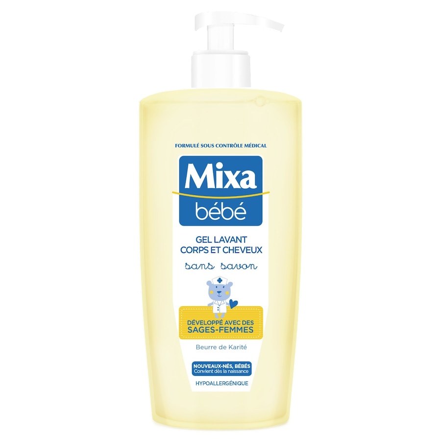 Mixa - Gel lavant Corps et Cheveux sans savon Shampoing 750 ml unisex