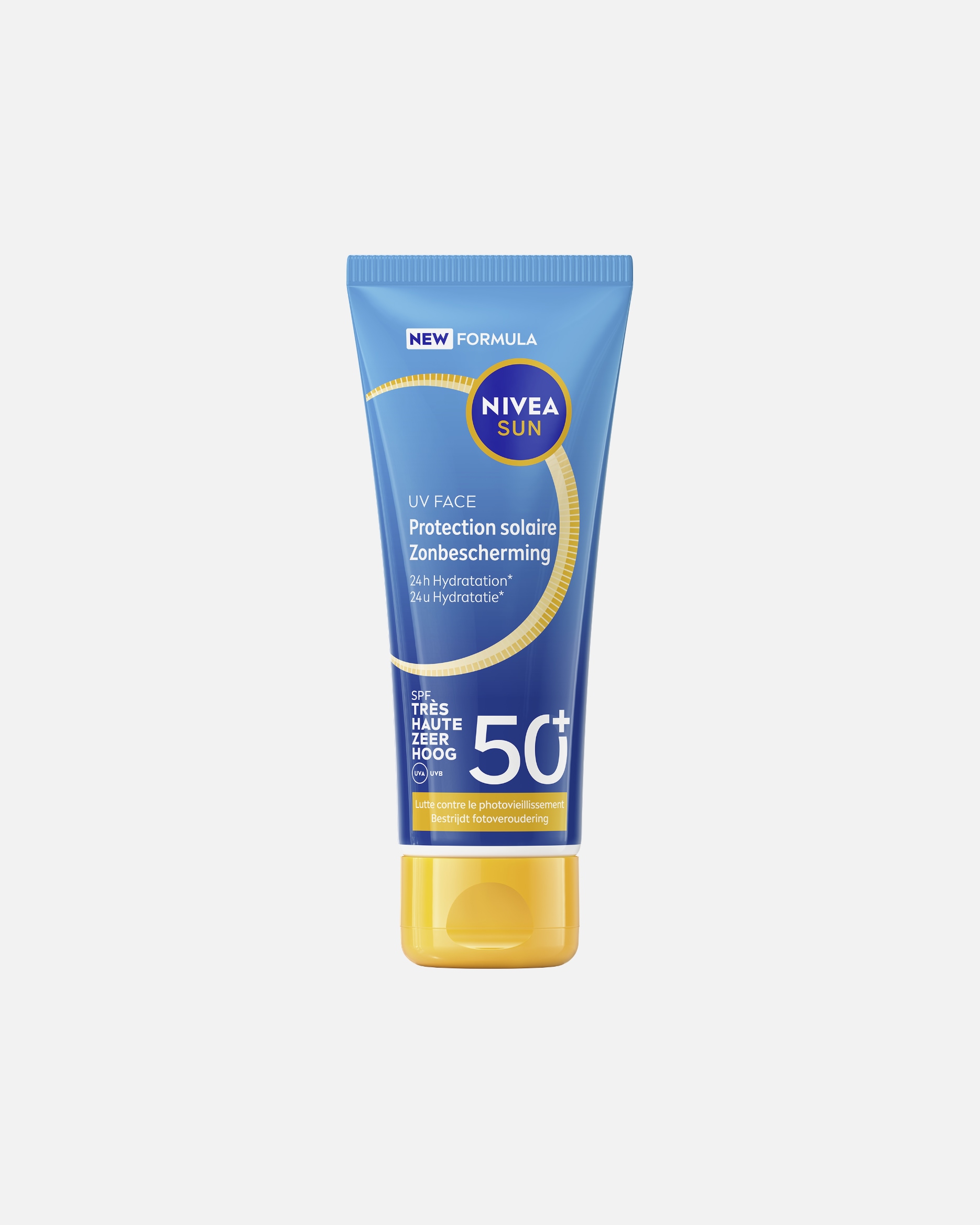 Crème solaire pour Unisexe NIVEA SUN Anti‑UV hydratante visage FPS 50+ 40 ml