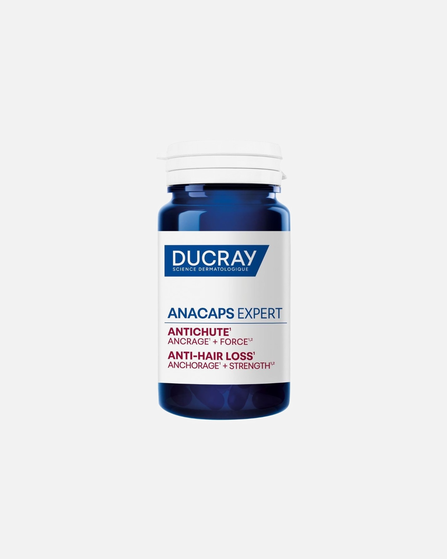 Complément alimentaire cheveux pour Unisexe Ducray Anacaps Reactiv Antichute 30 gélules