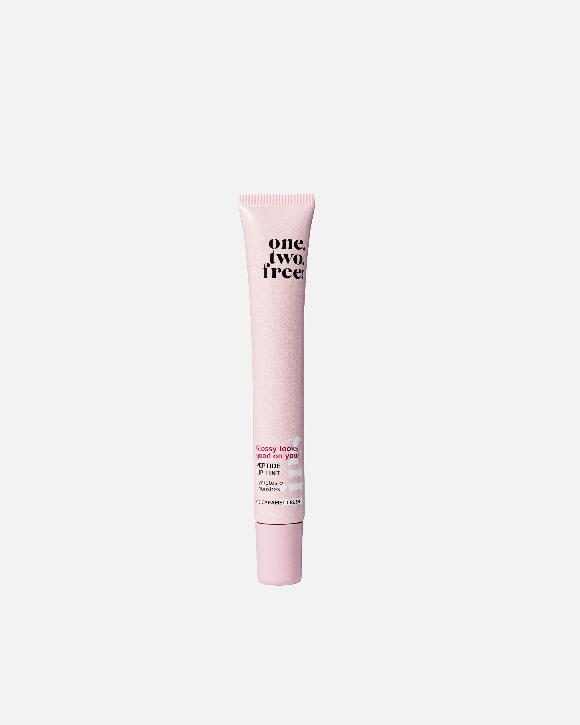 Encre à lèvres pour Unisexe one.two.free! Peptide Lip Tint Caramel Crush