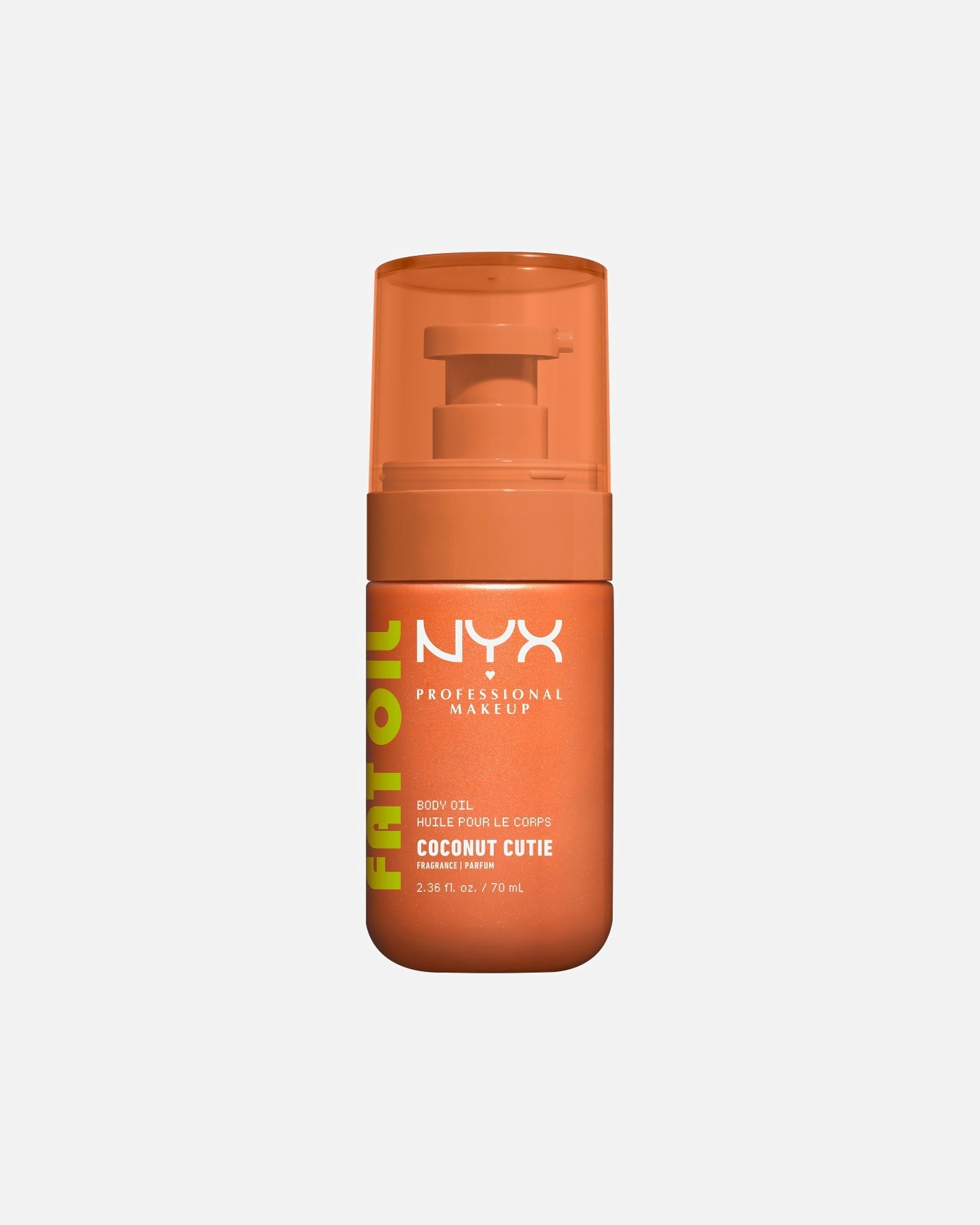 Huile pour le corps pour Unisexe NYX Professional Makeup Fat Oil Body Fat Oil Body Coconut Cutie 70 ml