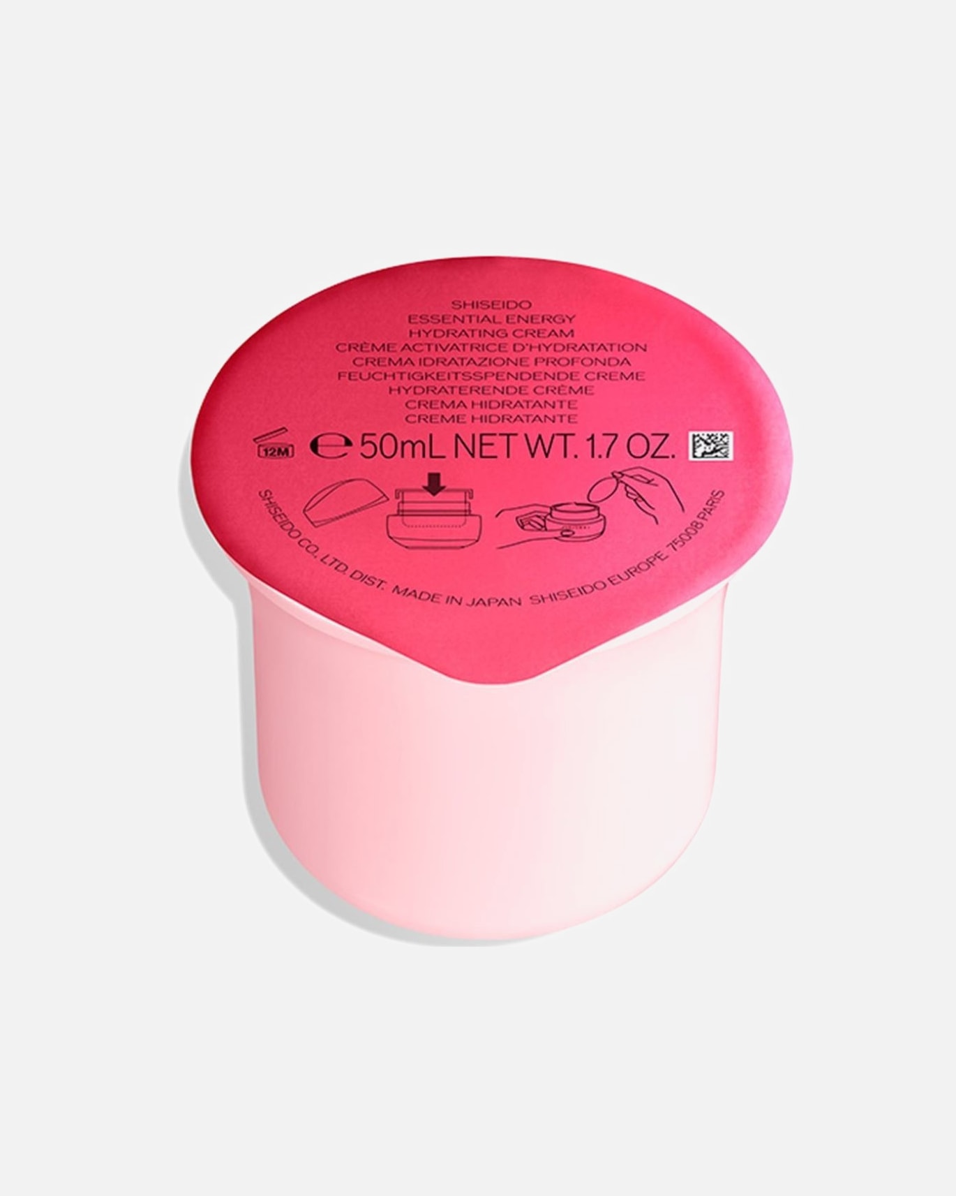 Crème de Jour pour Femme Shiseido ESSENTIAL ENERGY Crème Activatrice d'Hydratation 50 ml - Recharge