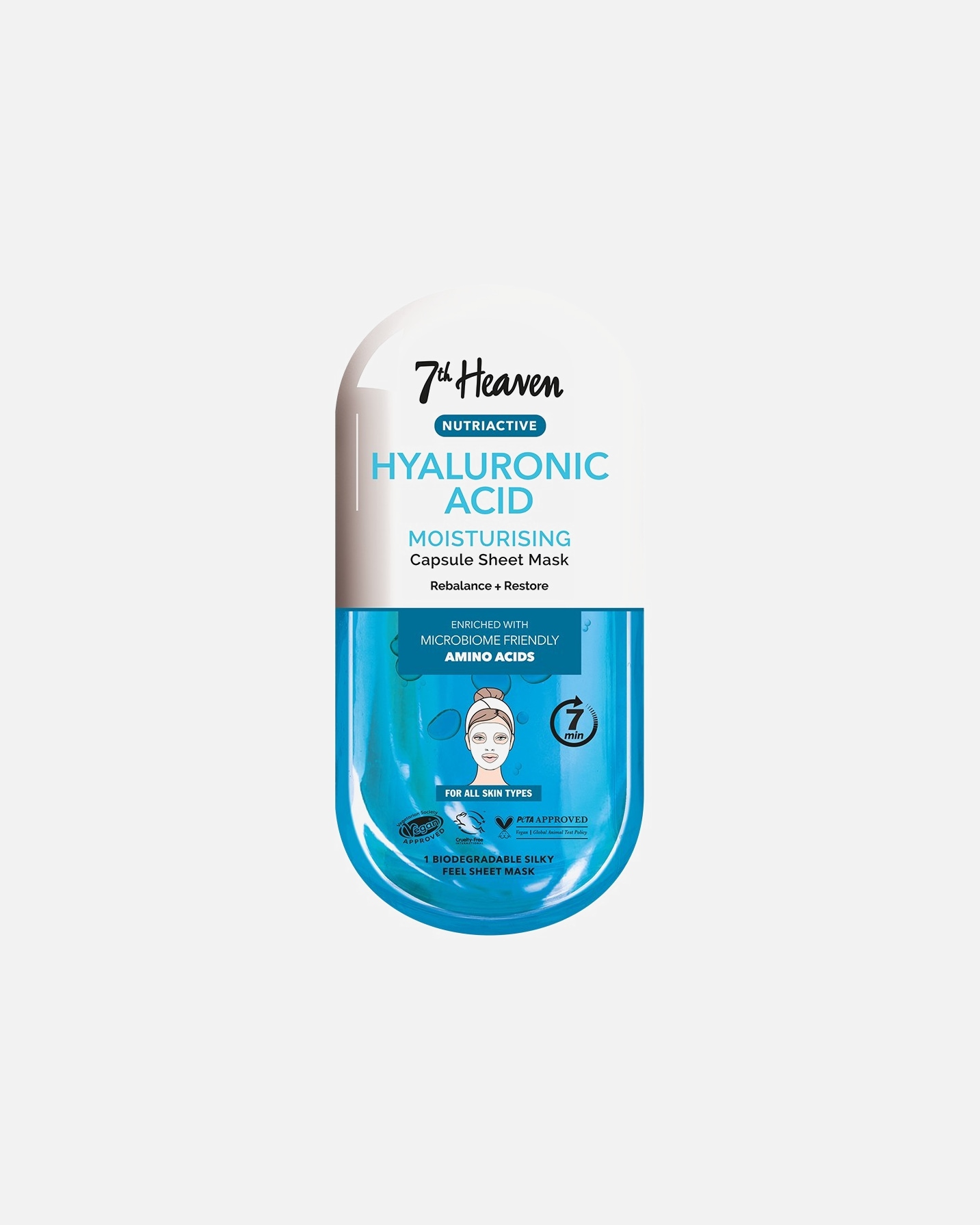 Masque hydratant pour Unisexe 7th. Heaven 1 Pièce