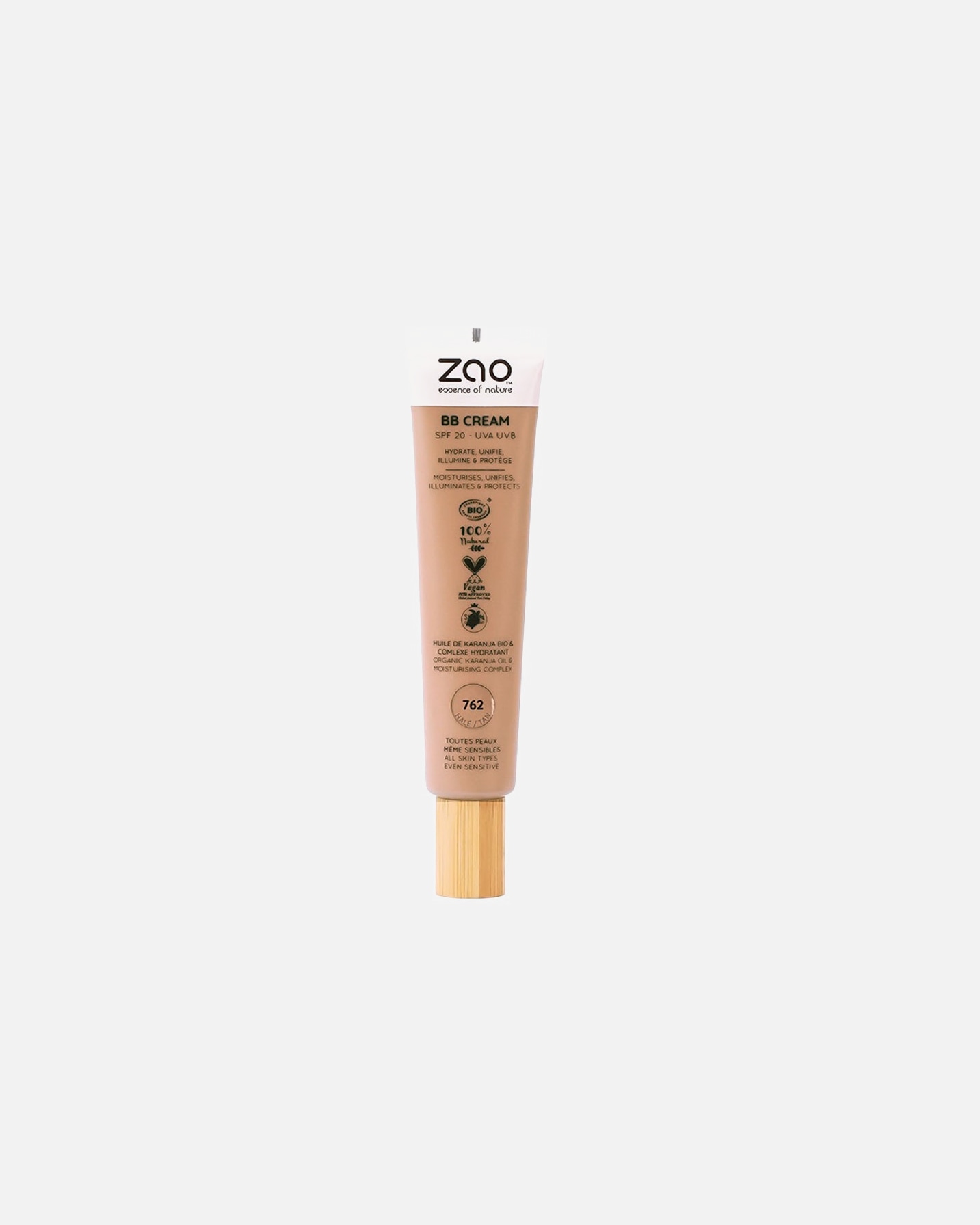 BB crème pour Unisexe ZAO BB crème 762 Halé