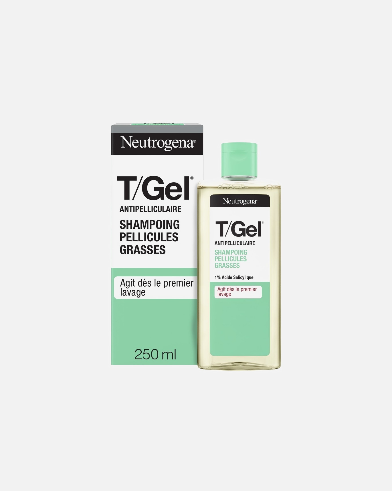Shampooing pour Unisexe Neutrogena T/GelShampoing PelliculesGrasses 250 ml