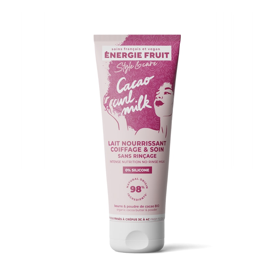 Energie Fruit - cacao curl milk - lait coiffant nutri intense cacao - cheveux frises a crepus Cire et crème cheveux 200 ml unisex