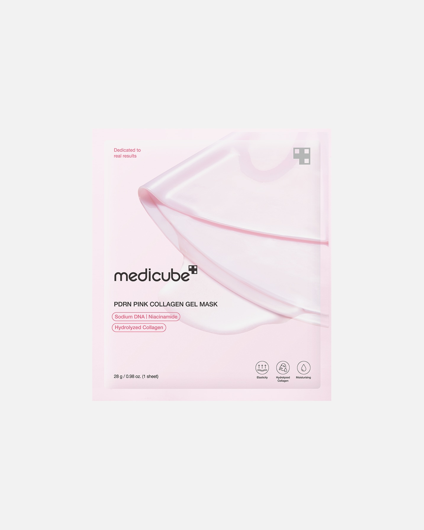 Masque tissu pour Unisexe Medicube PDRN Pink PDRN Pink Collagen Gel Mask 112 Grammes