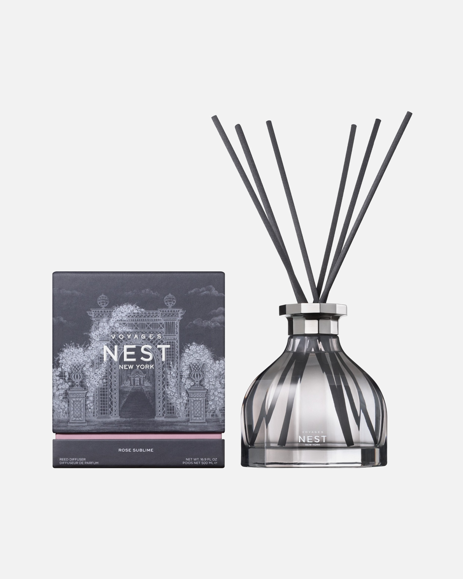 Parfum d'ambiance pour Unisexe NEST NEW YORK Default Brand Line Voyages Rose Sublime Reed Diffuser 500 ml