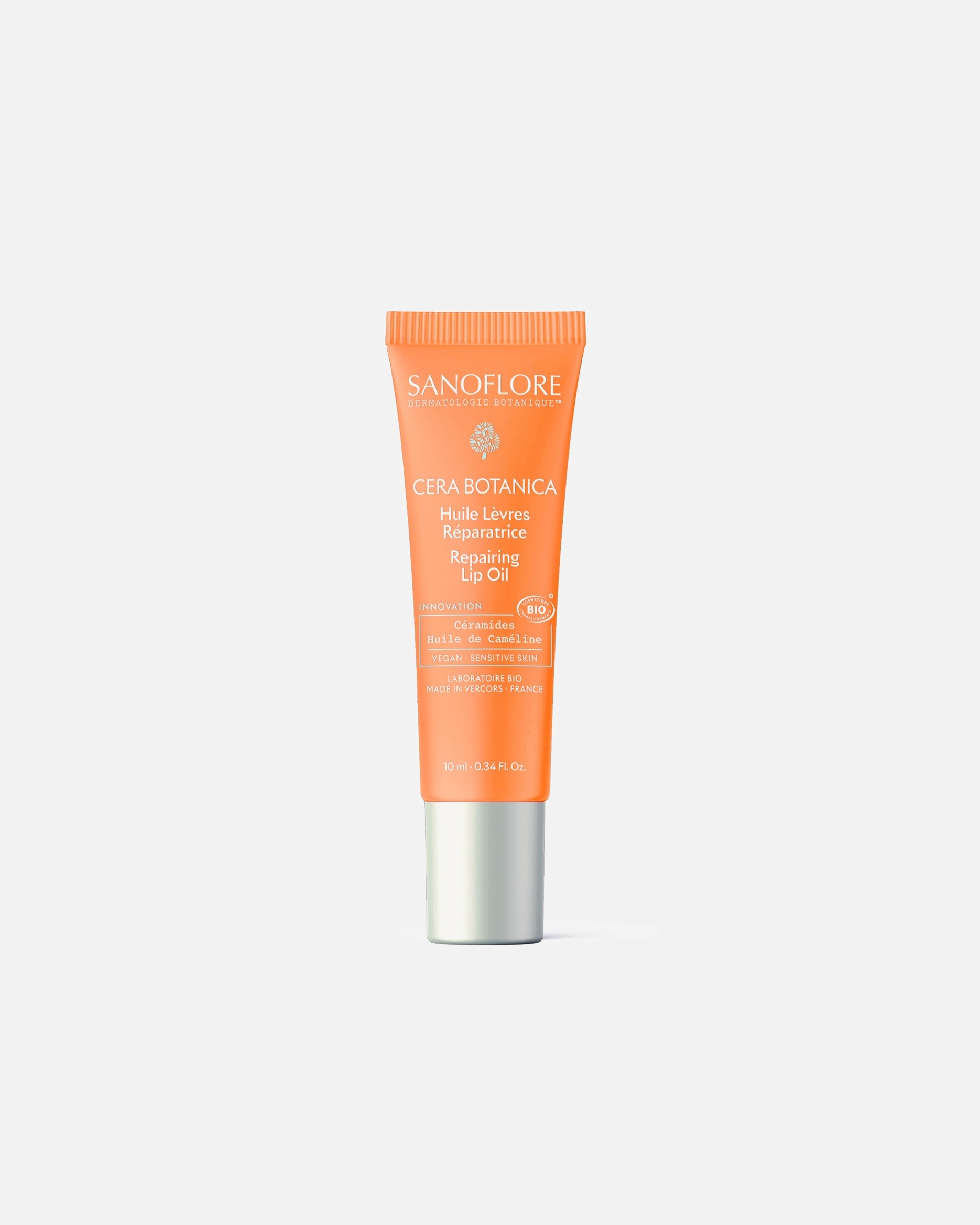 Huile pour les lèvres pour Unisexe Sanoflore Cera Botanica Réparatrice 10 ml