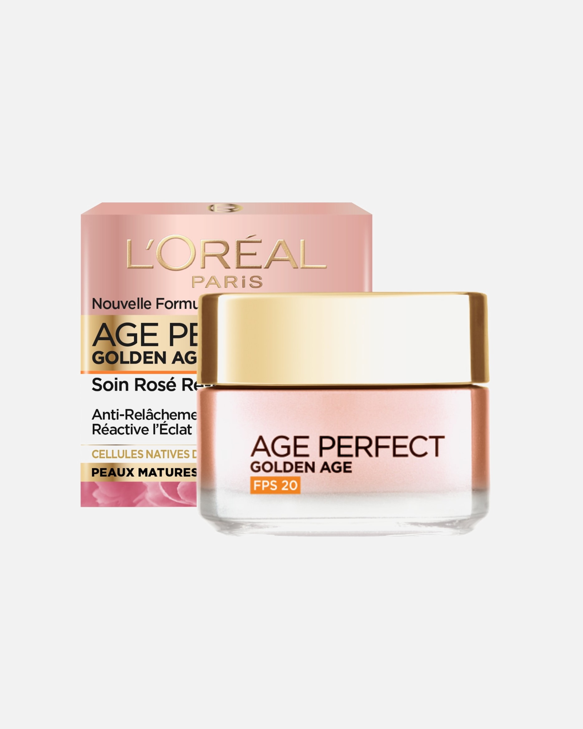 Crème de Jour pour Femme L’Oréal Paris Golden Age Soin Jour Rose Re-Fortifiant FPS20 50 ml