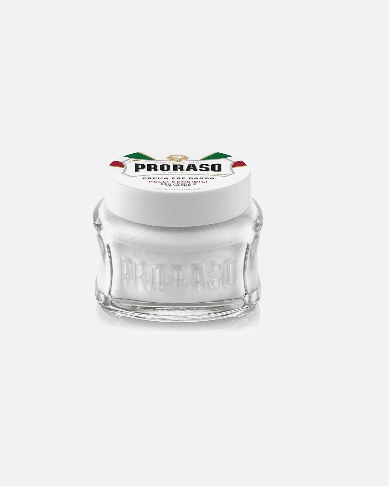 Soin avant rasage pour Unisexe PRORASO White Line Pre Shave Cream Sensitive 100 ml