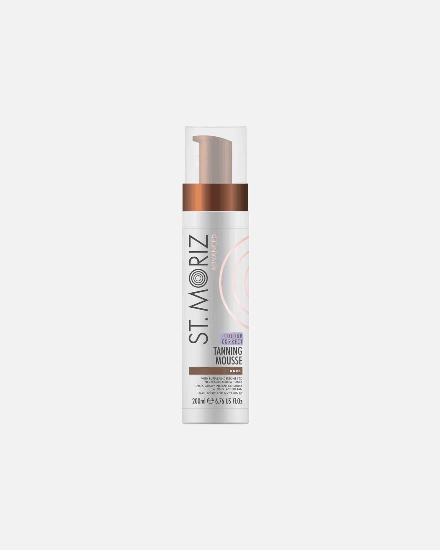 Auto-bronzant pour Unisexe St. Moriz Advanced Pro Colour Correcting Mousse Dark 200 ml