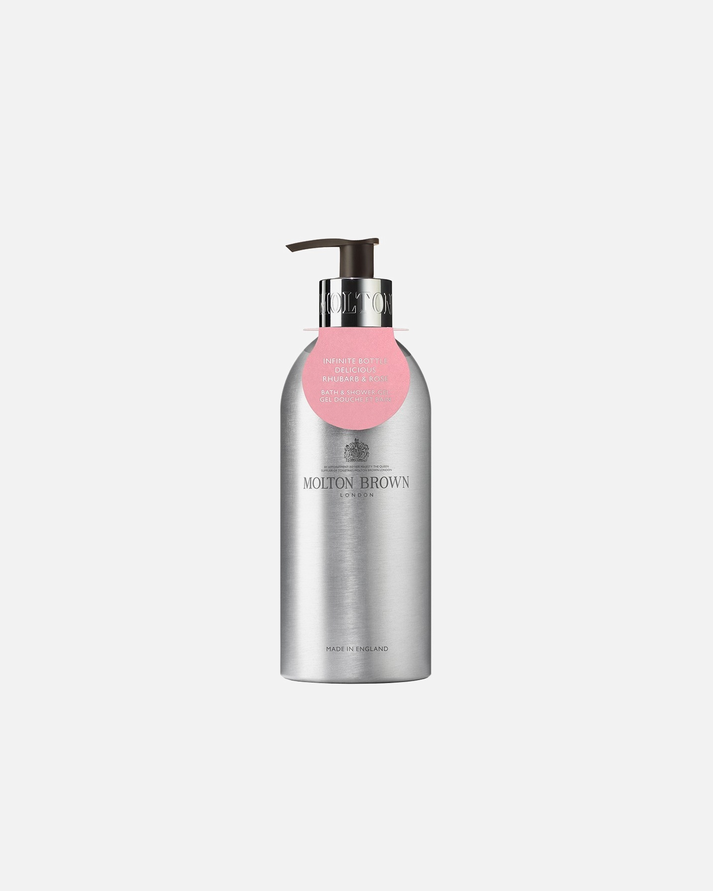 Gel douche pour Unisexe Molton Brown Delicious Rhubarb & Rose Infinite Bottle Delicious Rhubarb & Rose 400 ml