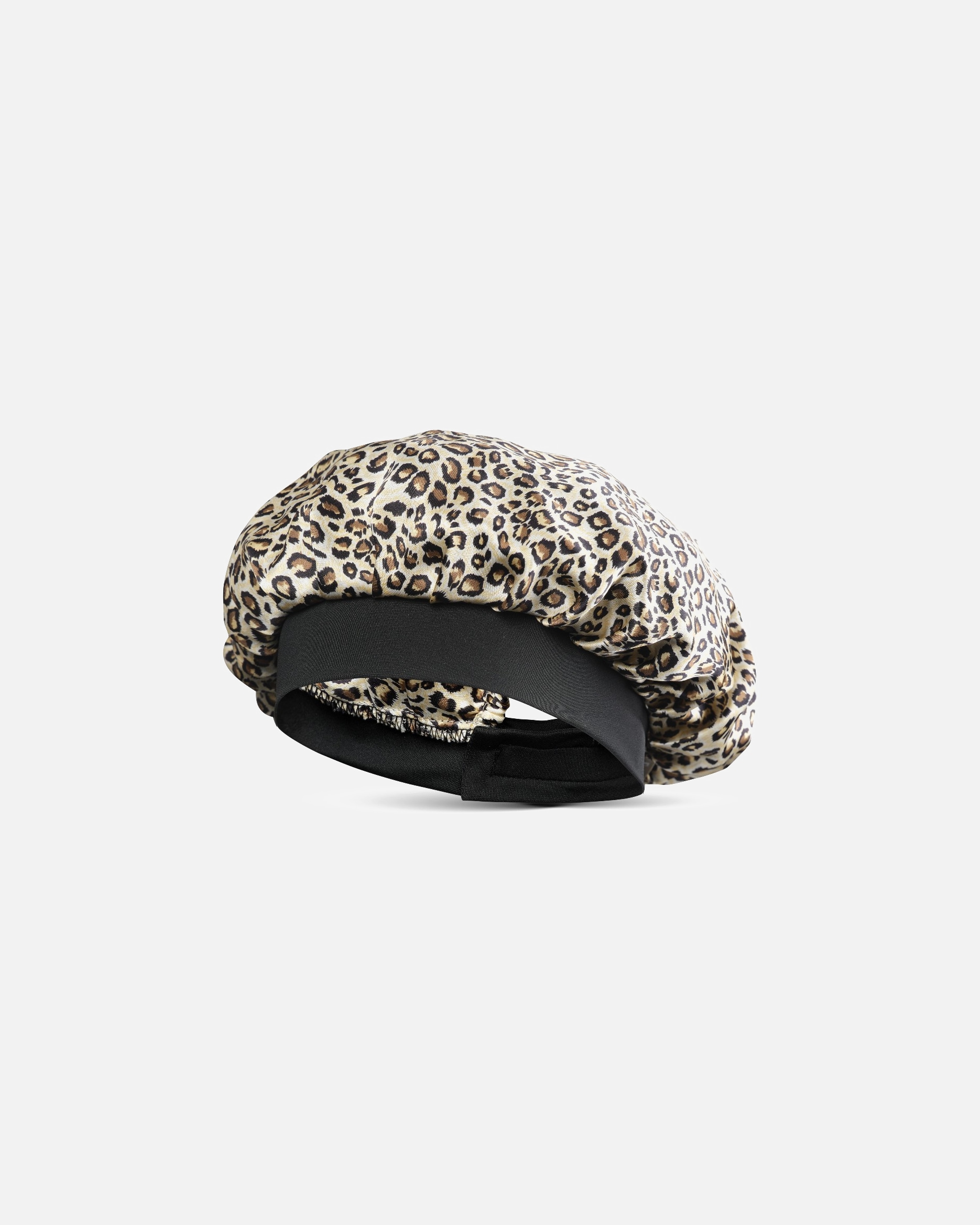 Accessoires pour les cheveux pour Unisexe Emily's Pillow Default Brand Line Bonnet de nuit 100% pure soie Léopard
