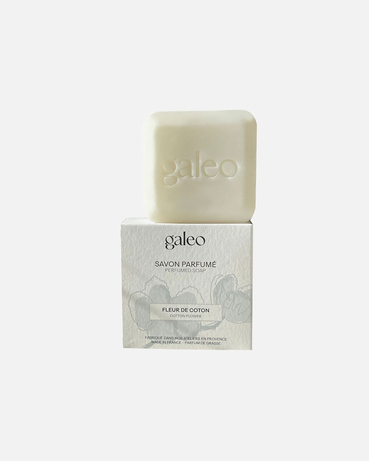 Savon pour les mains pour Unisexe Galeo Savon fleur de coton 100 g