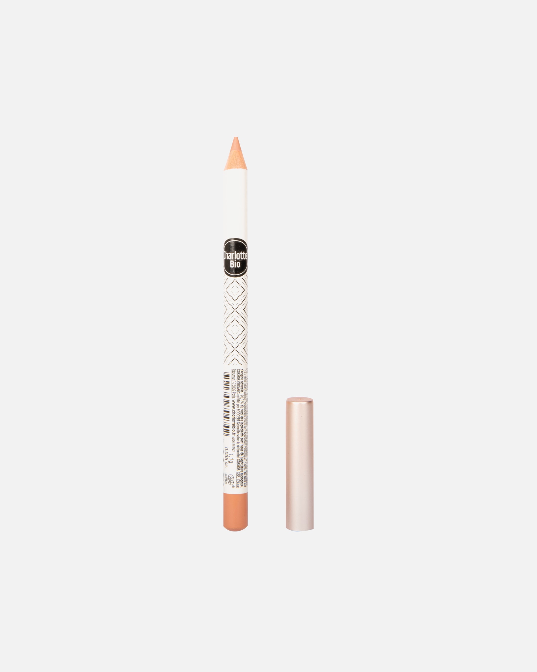 Crayon à lèvres pour Unisexe Charlotte Bio Nude brun