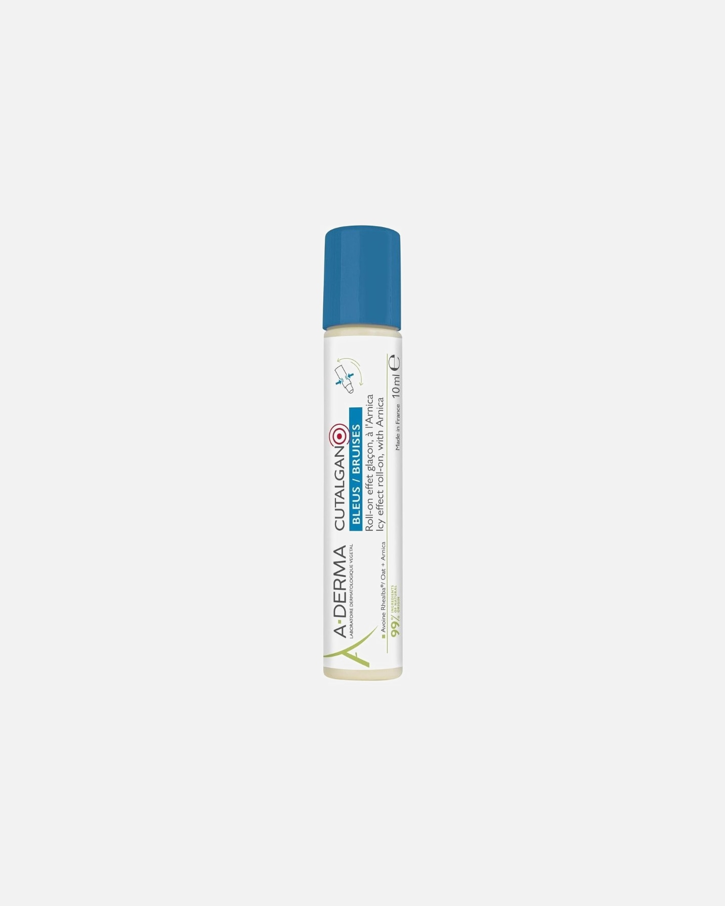 Gel pour le corps pour Unisexe A-DERMA Cutalgan Roll-on effet glaçon ultra-calmant 10 ml