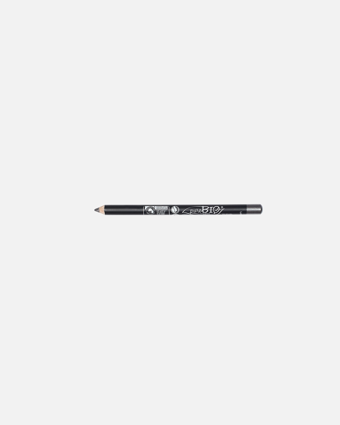 Crayon khôl pour Femme Purobio Crayon pour les yeux - kajal 03- gris
