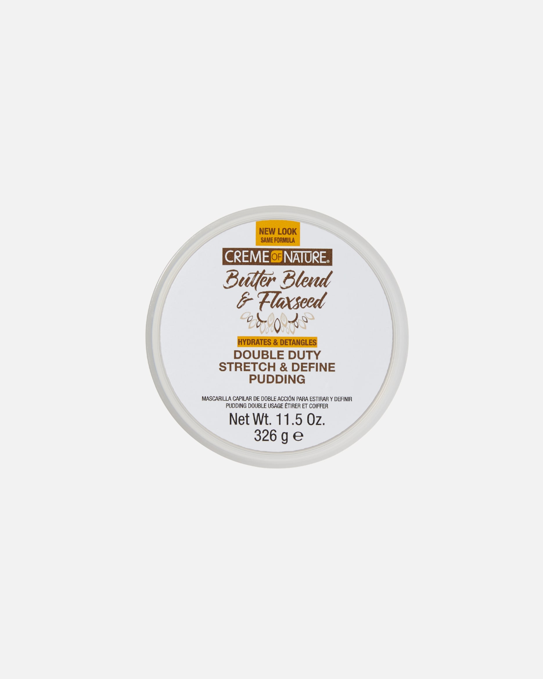 Crème cheveux pour Unisexe Creme of Nature Butter Blend & Flaxseed - Crème coiffante Pudding 326 ml