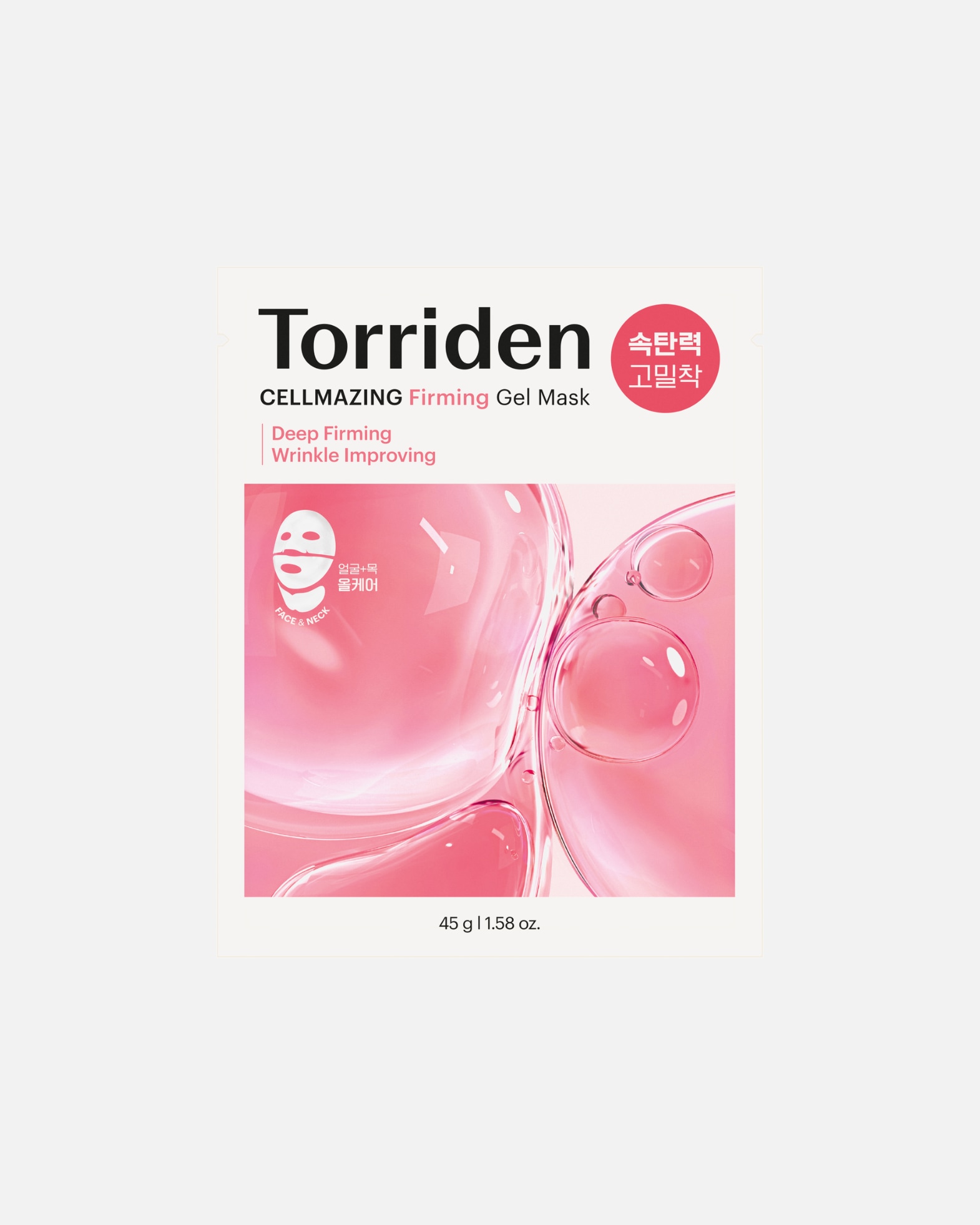 Masque anti-âge pour Unisexe Torriden Cellmazing MASQUE GEL FERMETÉ AU COLLAGÈNE 5D 1 unité