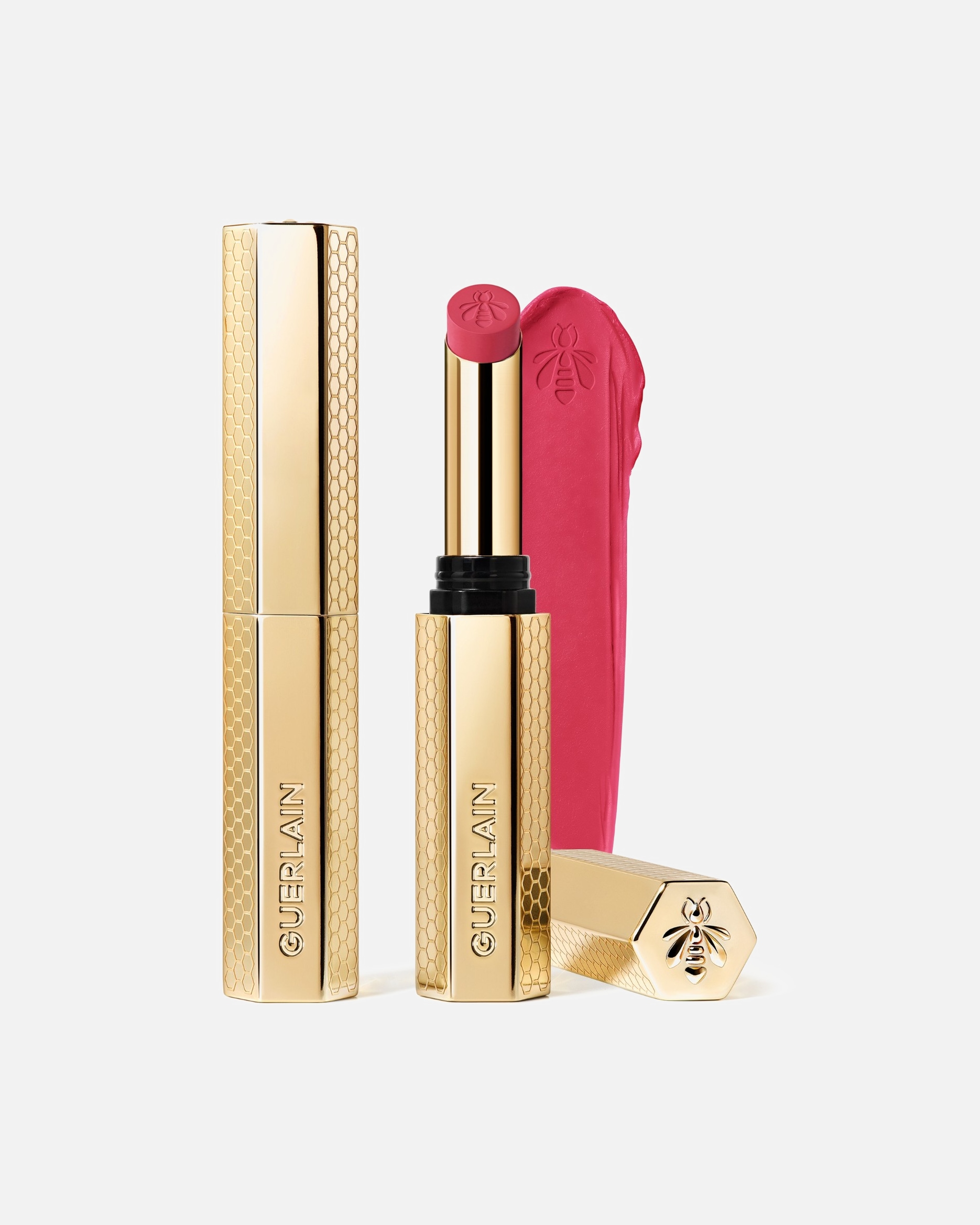 Rouge à lèvres pour Unisexe Guerlain KissKiss Le Rouge à Lèvres Intense Au Miel - Rechargeable 357 SWEET COSMOS