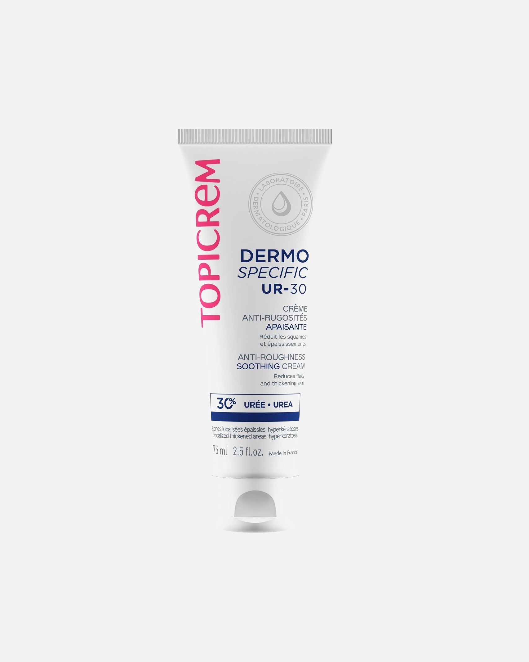 Baume pour le corps pour Unisexe Topicrem UR30 Crème Anti-Rugosités Apaisante 75 ml