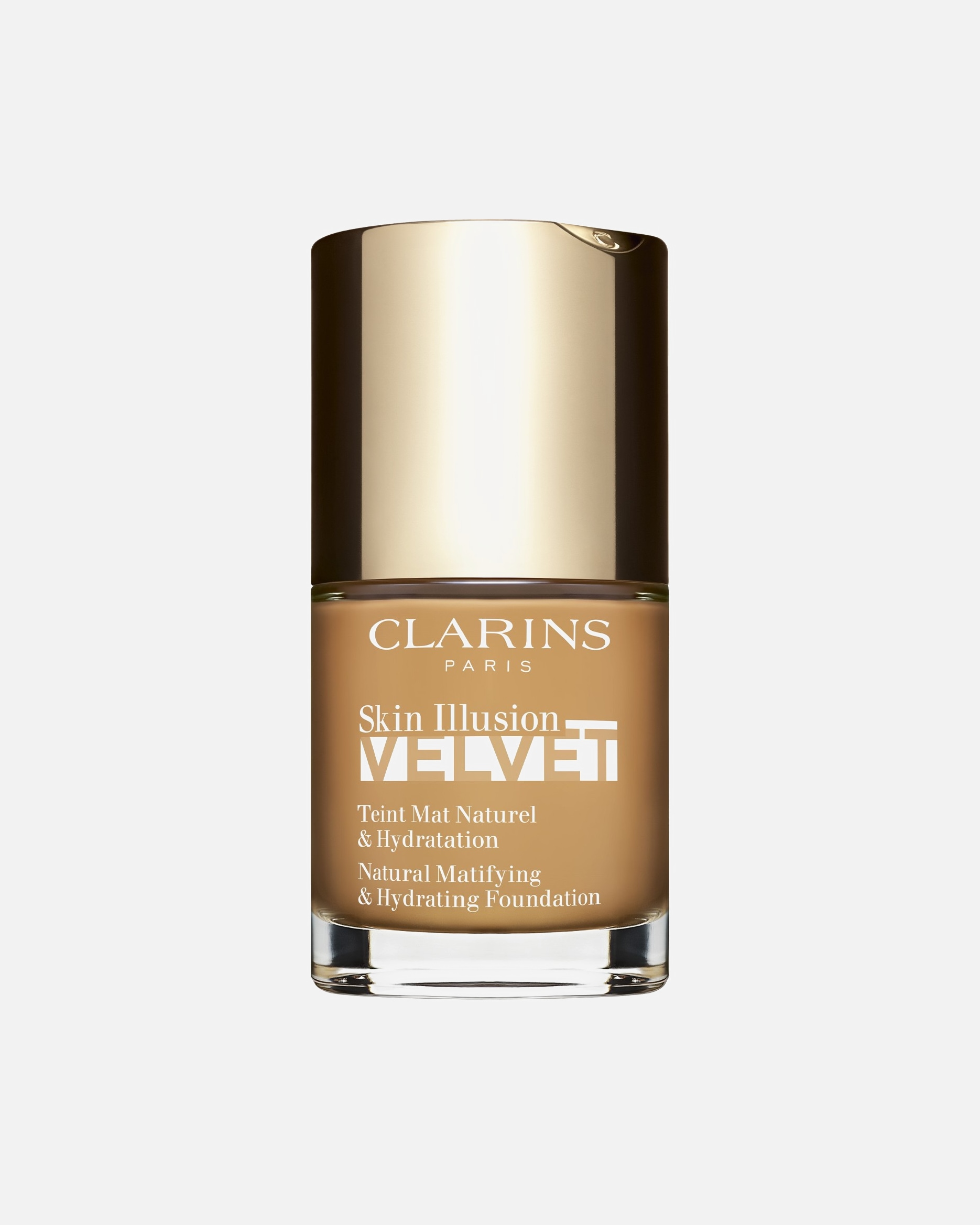 Fond de teint pour Unisexe Clarins Skin Illusion Velvet 114N - Cappuccino
