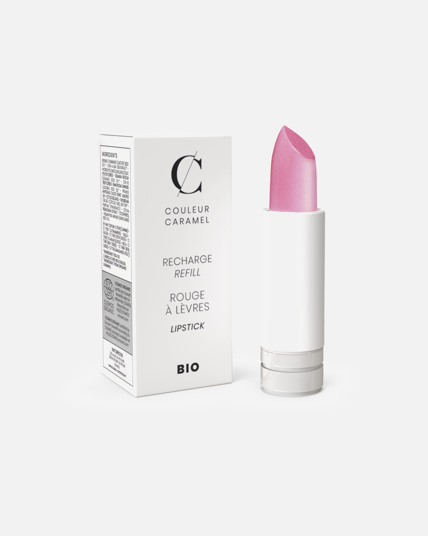 Rouge à lèvres pour Unisexe COULEUR CARAMEL Recharge - Rouge à lèvres métal 206 - Framboise