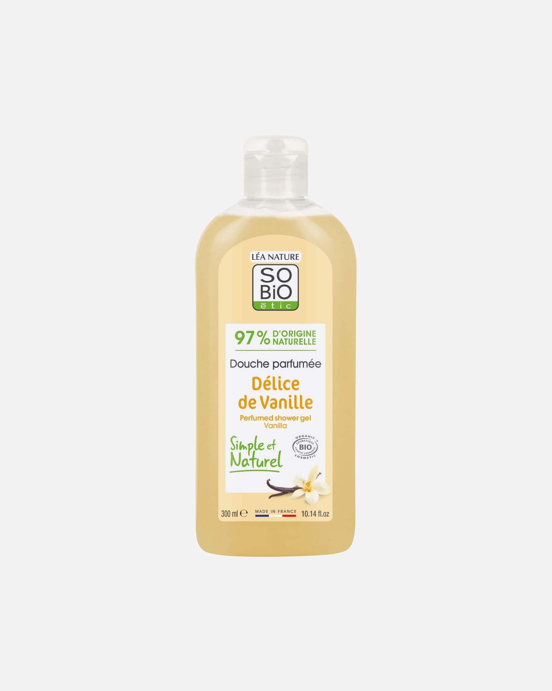 Gel douche pour Unisexe SO BiO étic Délice de Vanille 300 ml