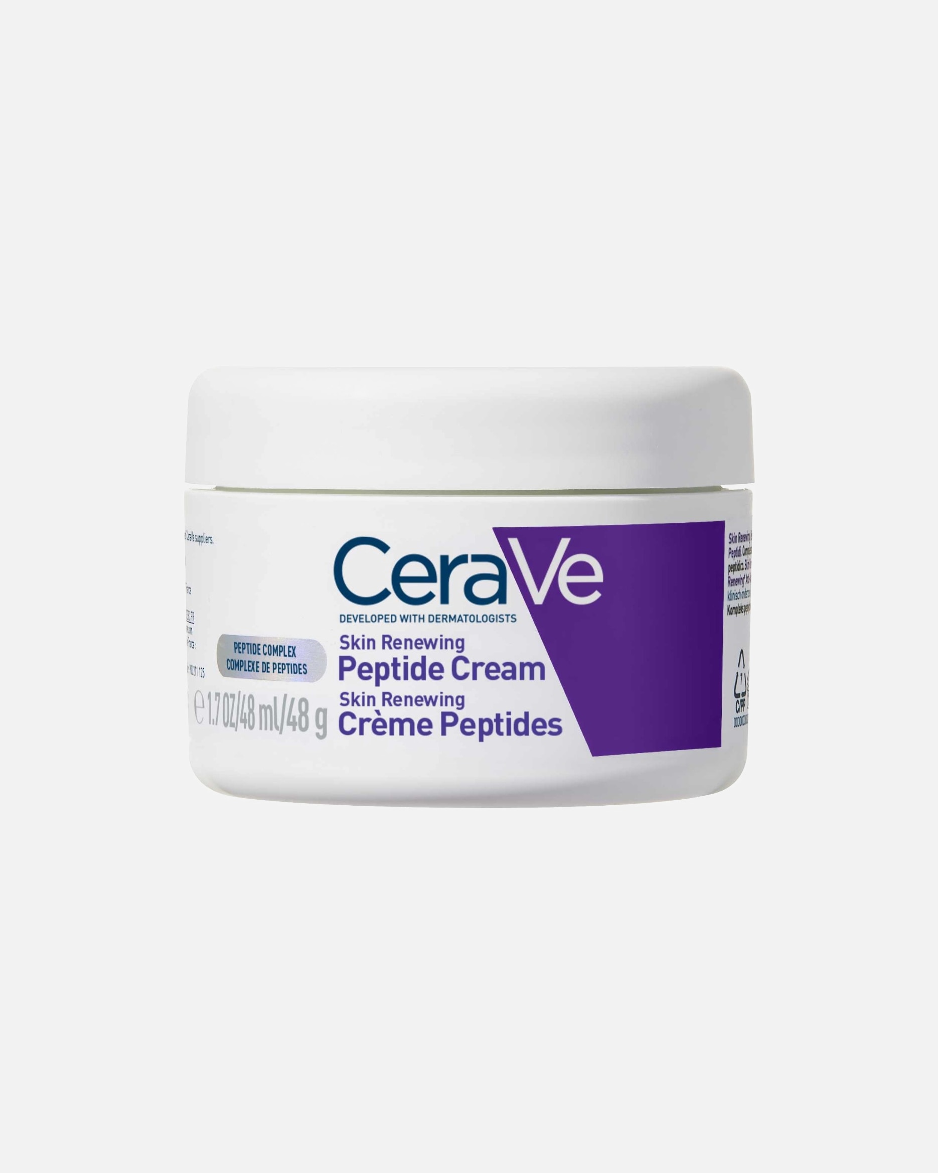 Crème de nuit pour Unisexe CeraVe Skin Renewing Crème peptides 48 g