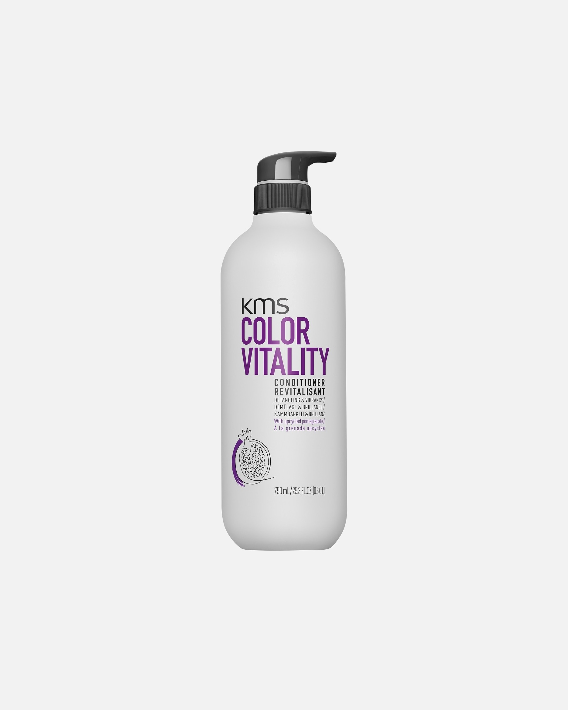 Après-shampooing pour Unisexe KMS Colorvitality Pouch 750 ml