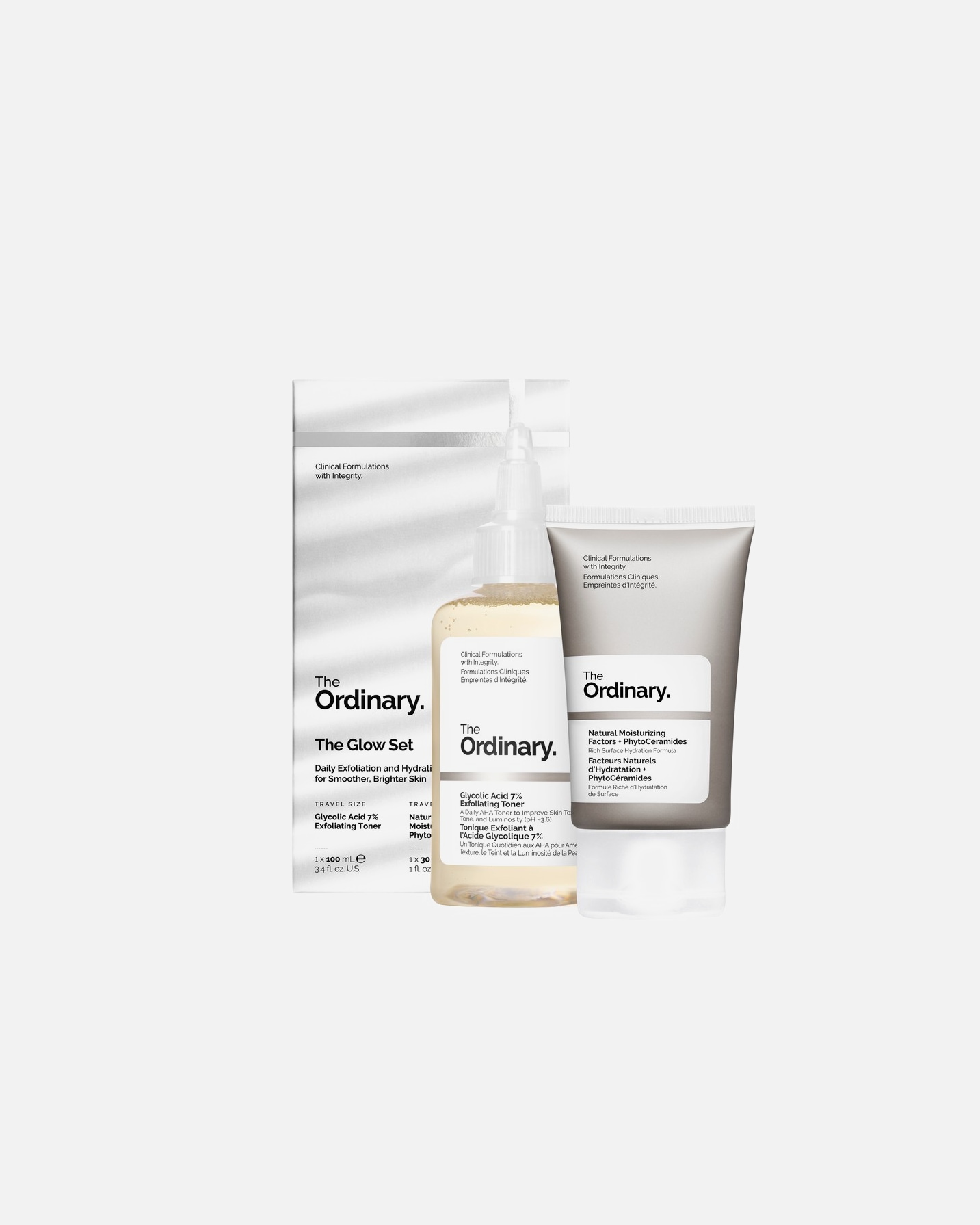 Coffret soin visage pour Unisexe The Ordinary Le Set Glow 1 Pièce