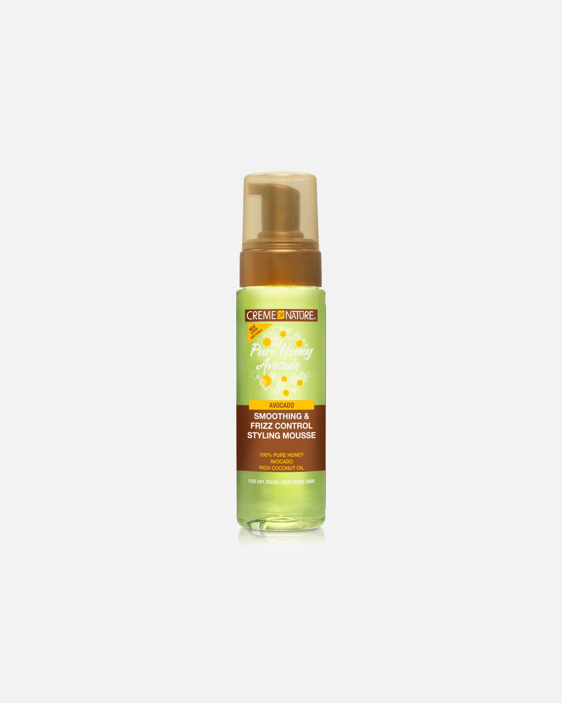 Mousse cheveux pour Unisexe Creme of Nature Pure Honey Hair Food Avocado - Mousse coiffante 207 ml