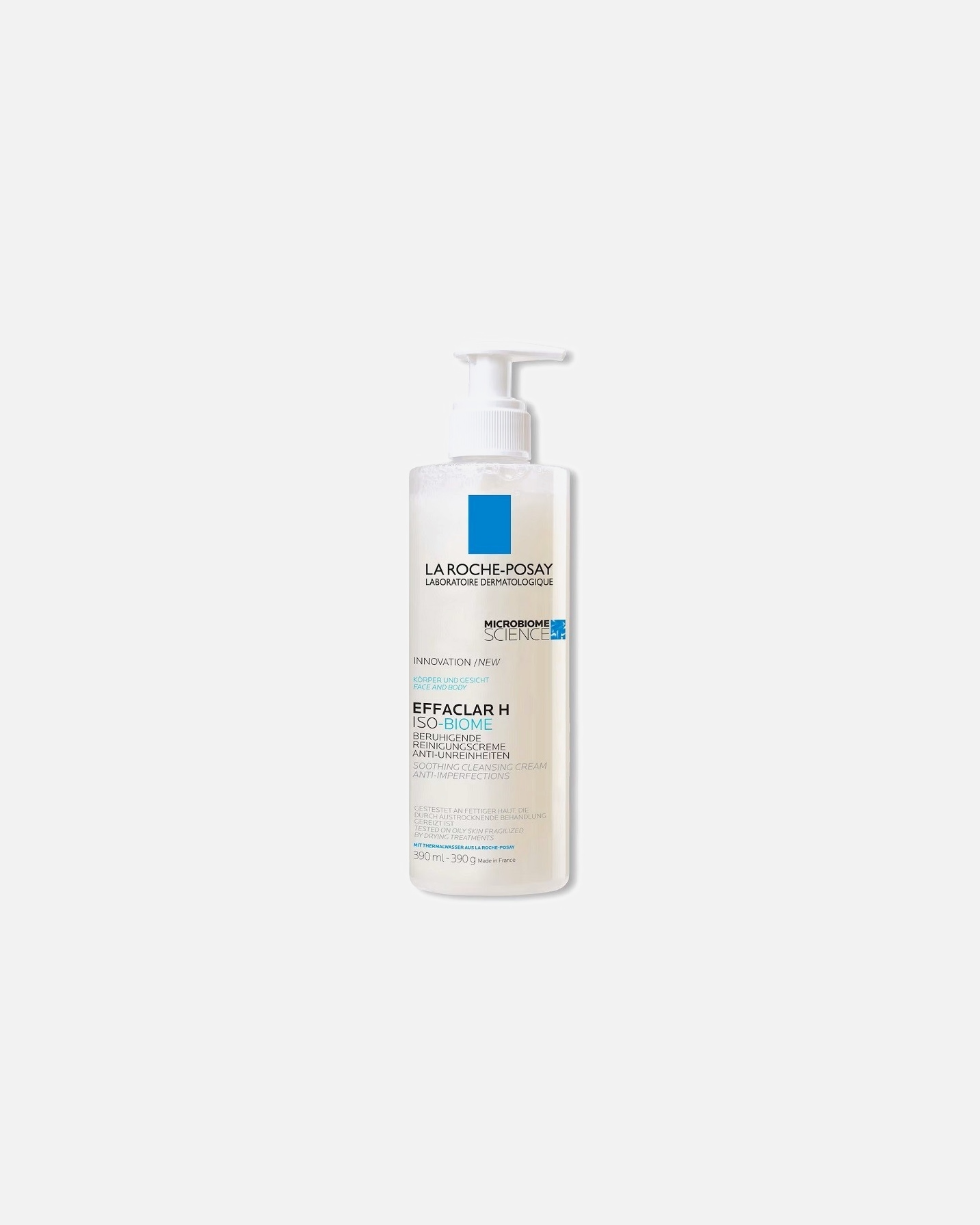 Gel nettoyant pour Unisexe La Roche-Posay Effaclar H Iso-biomes 390 ml