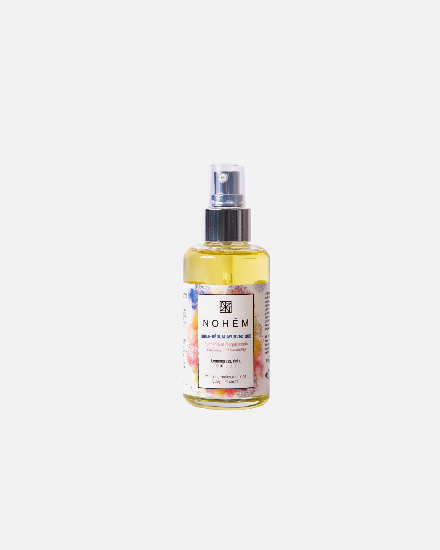 Huile pour le corps pour Unisexe Nohèm Huile-sérum ayurvédique 100 ml