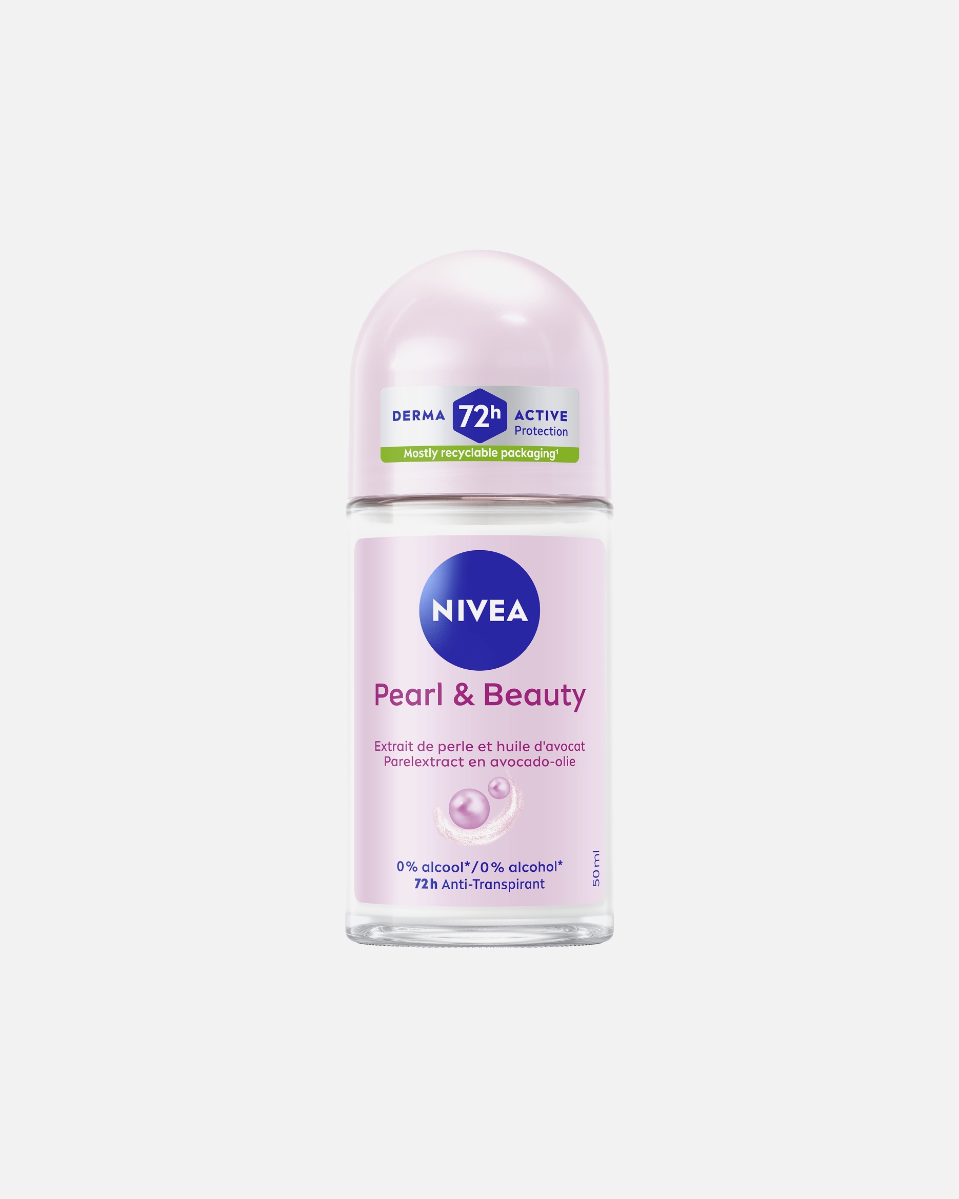 Déodorant pour Femme NIVEA Bille 72H Pearl & Beauty 50 ml