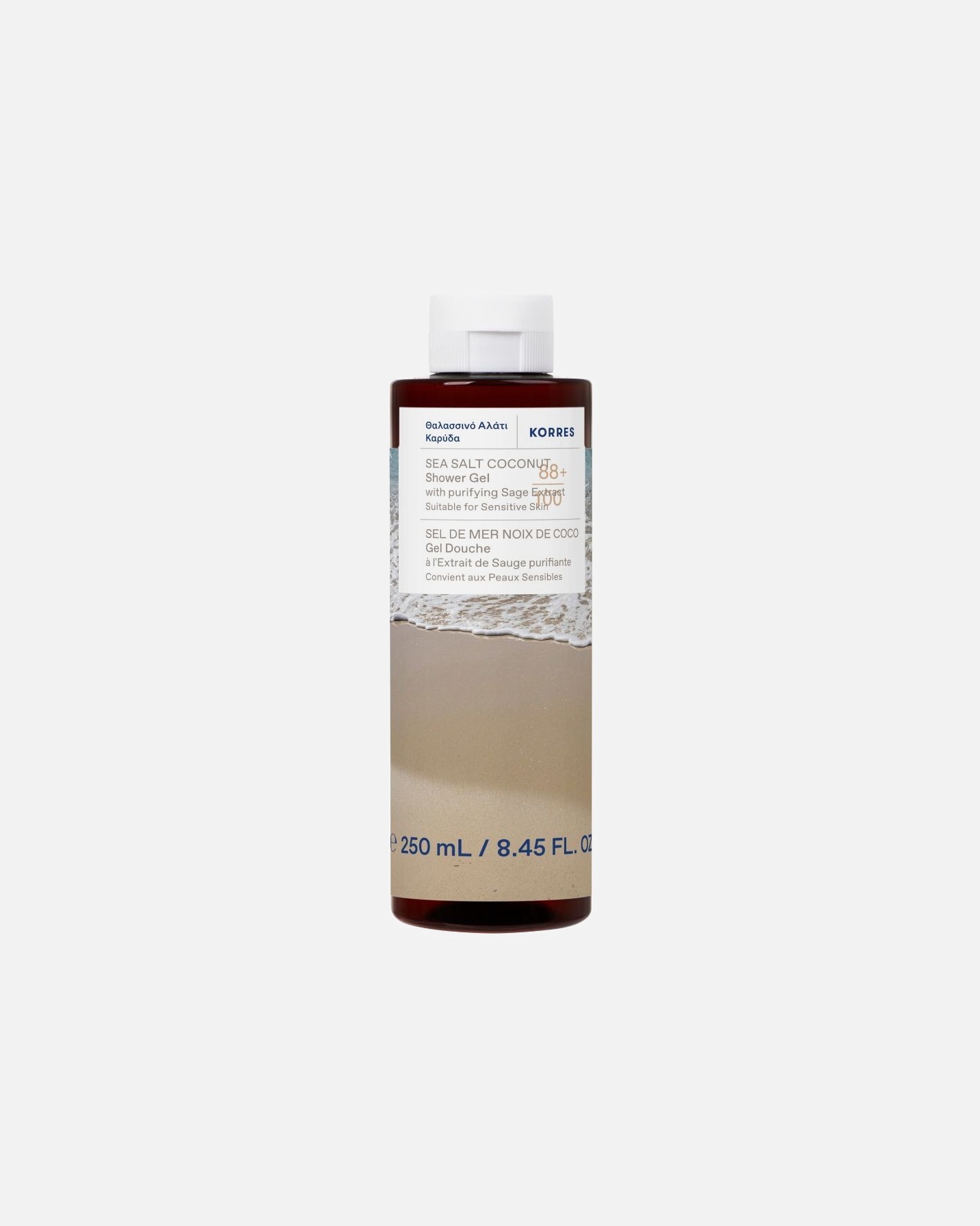 Gel douche pour Unisexe KORRES Sea Salt Coconut 250 ml