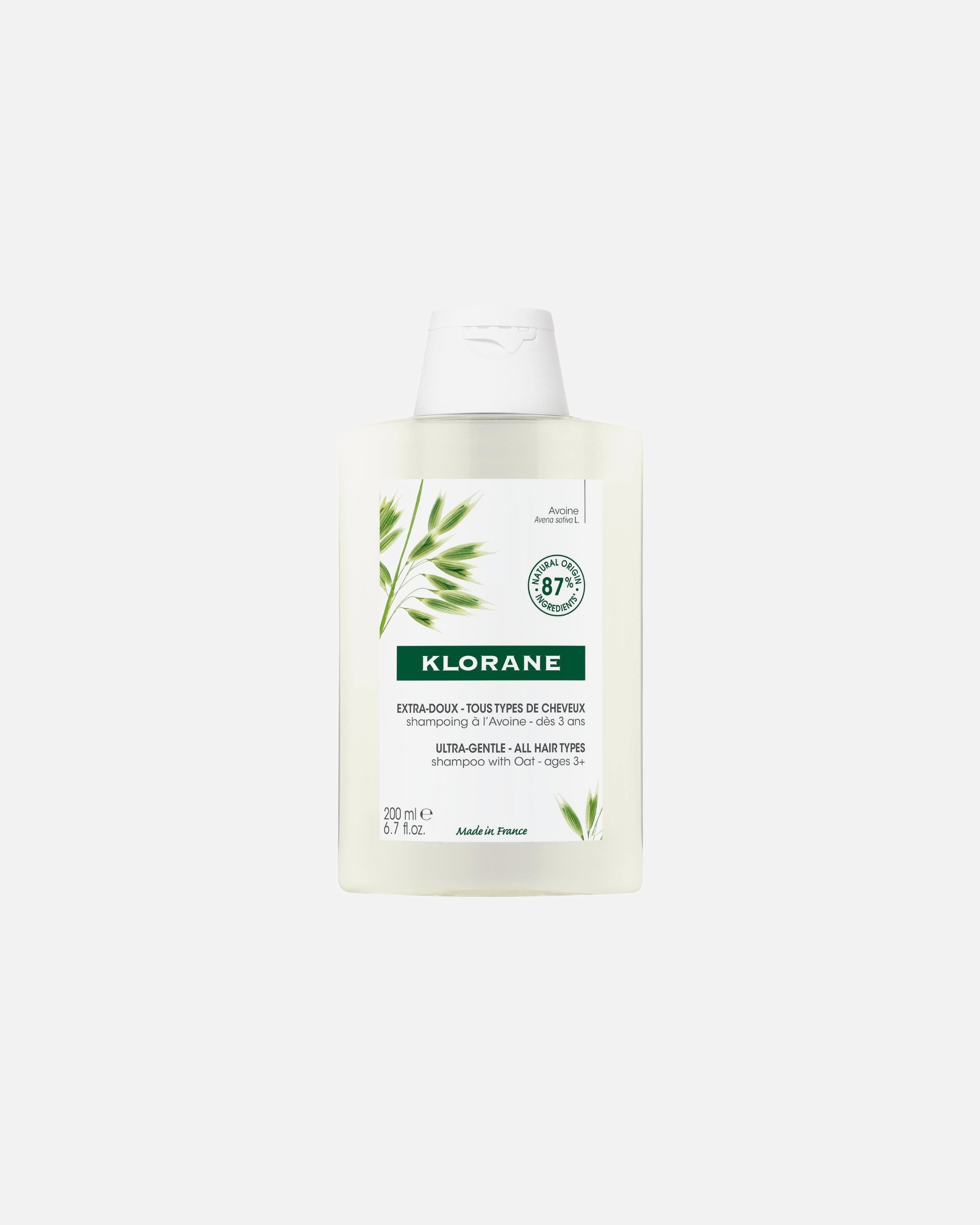Shampooing pour Unisexe Klorane Extra-doux Shampoing à l'Avoine 200 ml