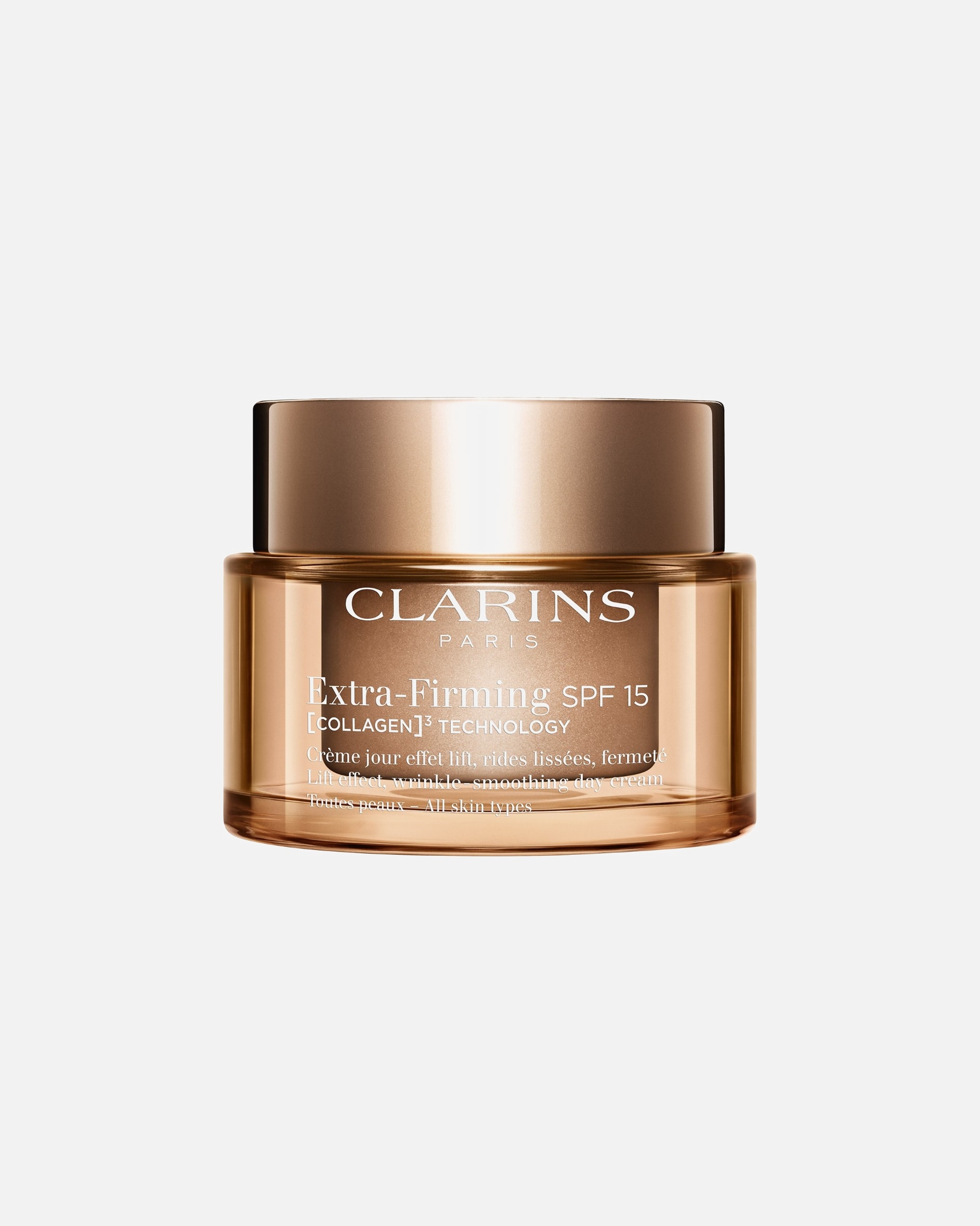 Soin anti-âge pour Femme Clarins Extra-Firming SPF 15 - fermeté anti-âge - Toutes peaux 50 ml - Rechargeable