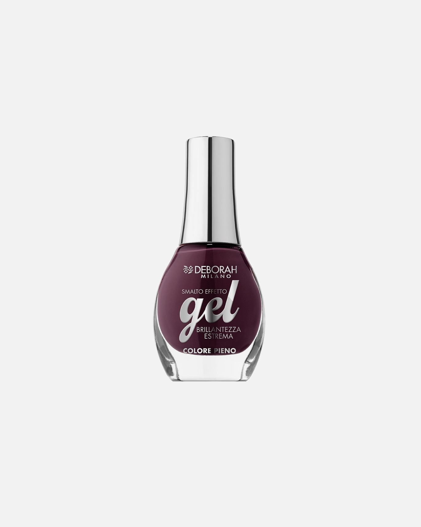 Top Coat pour Unisexe Deborah Milano Gel Effect 230 - DARK RED