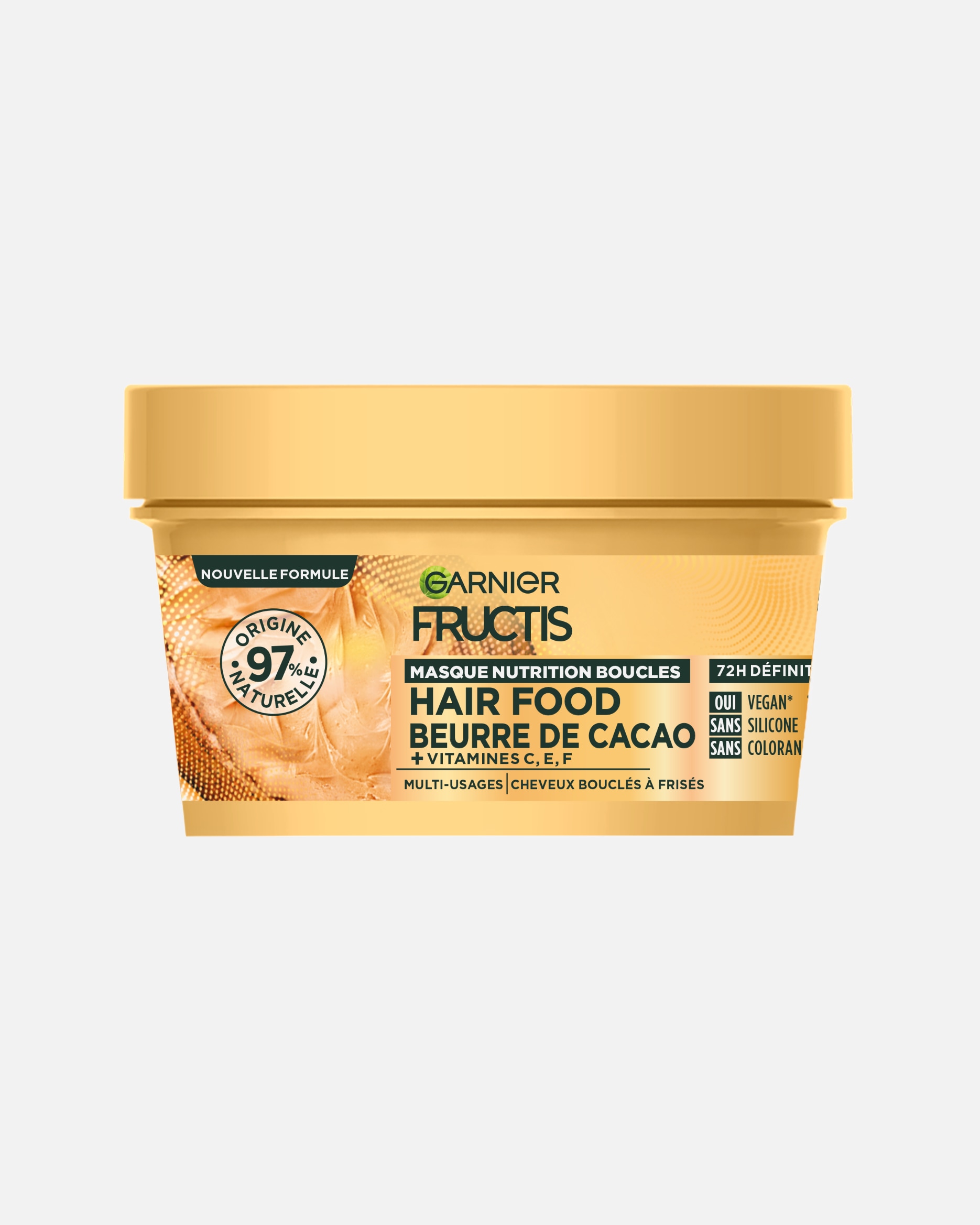 Masque capillaire pour Unisexe Garnier Fructis Nutrition boucle au cacao 320 ml