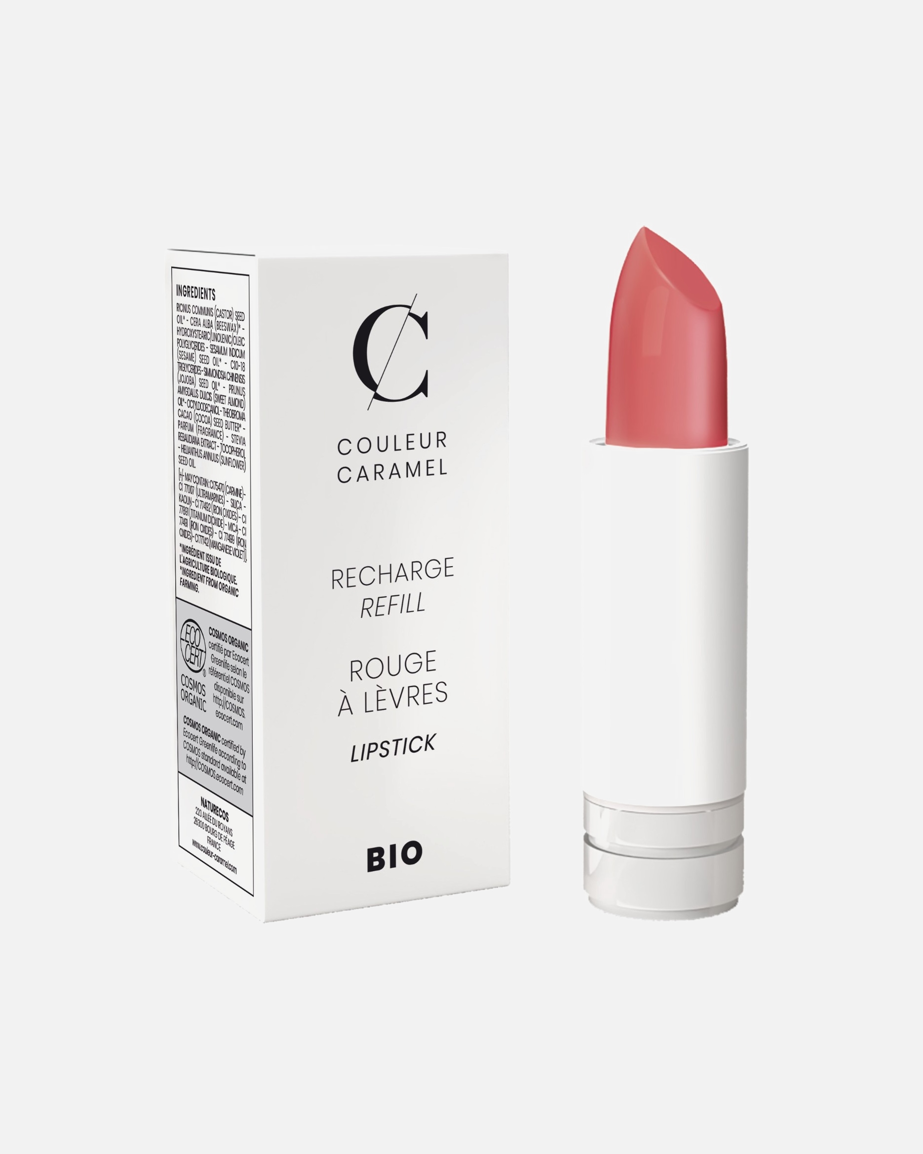 Rouge à lèvres pour Femme COULEUR CARAMEL Rouge à lèvres satiné 503 - Nude rosé