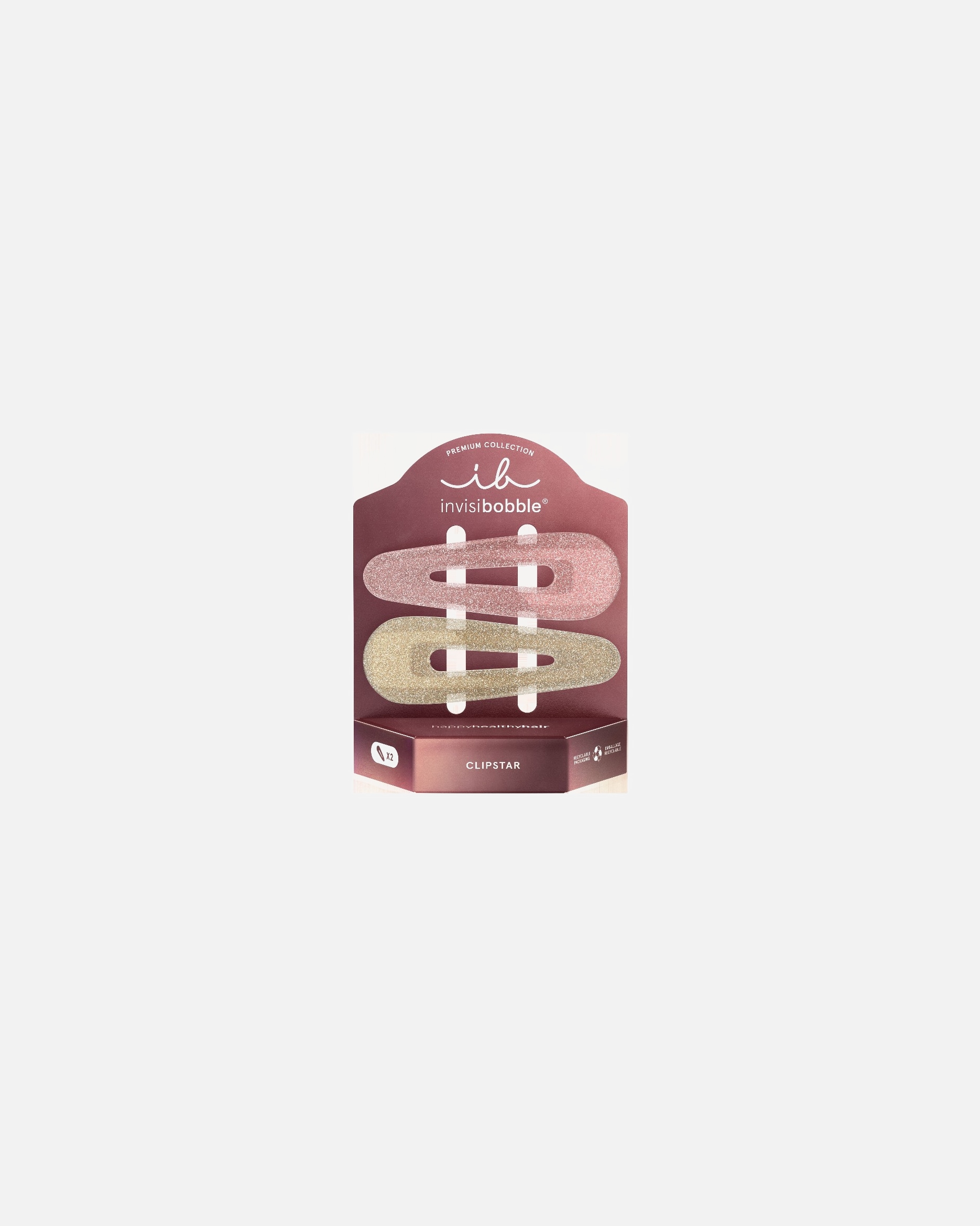 Accessoires pour les cheveux pour Femme Invisibobble Clipstar IB PREMIUM Simply Pinkastic